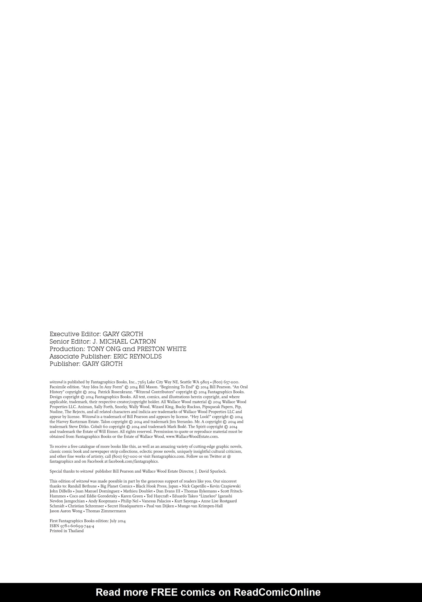 Read online Witzend comic -  Issue # TPB - 318