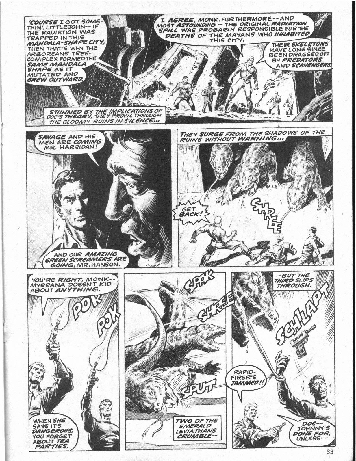 Read online Doc Savage (1975) comic -  Issue #7 - 33