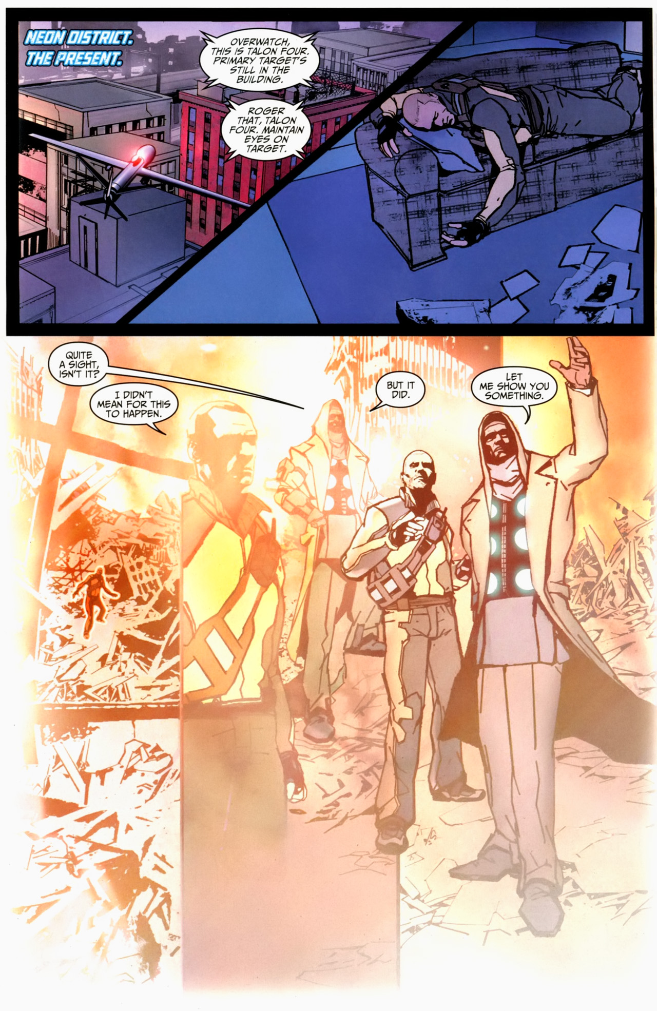 Read online inFamous comic -  Issue #4 - 5