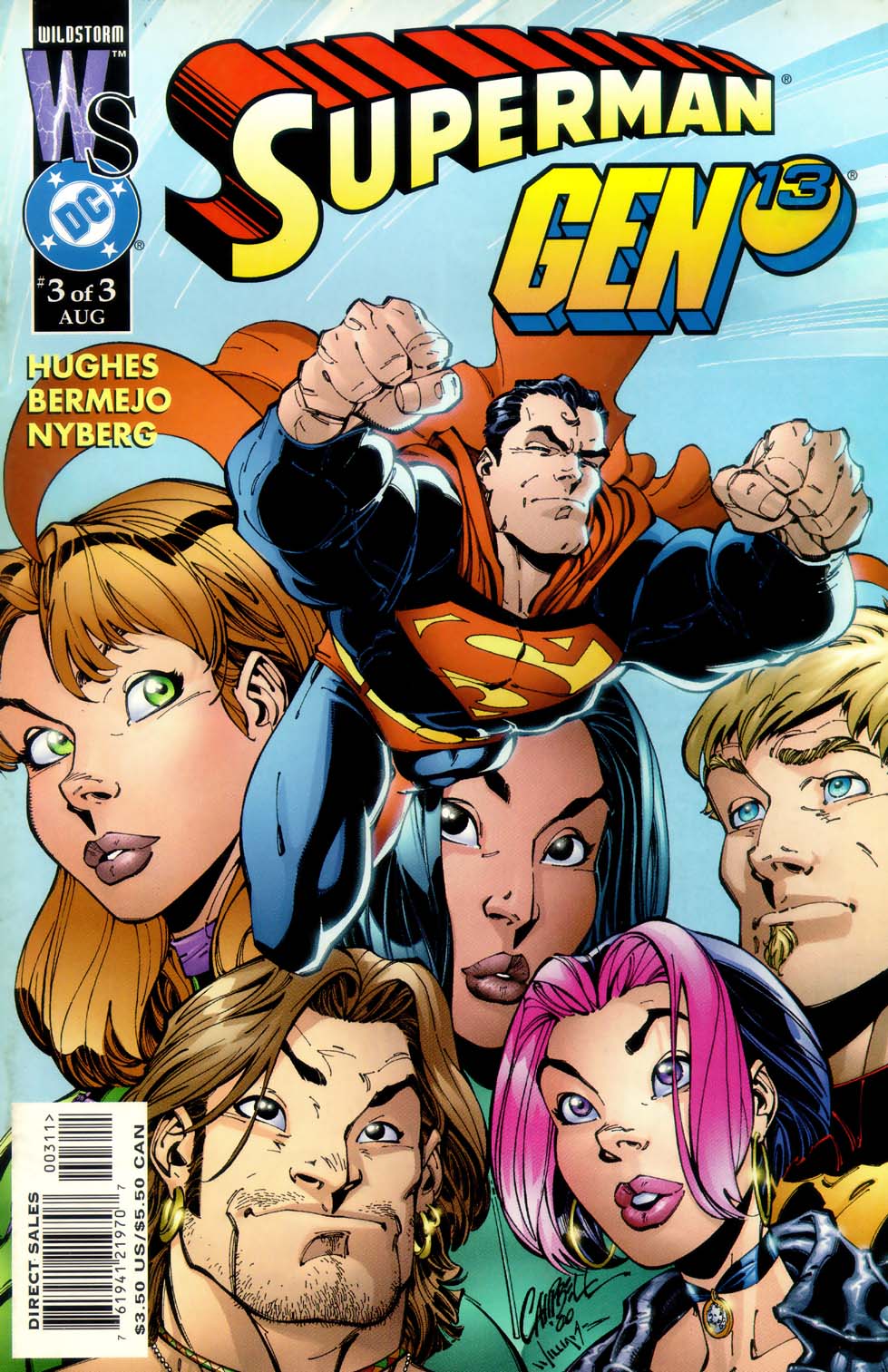 Read online Superman/Gen13 comic -  Issue #3 - 1