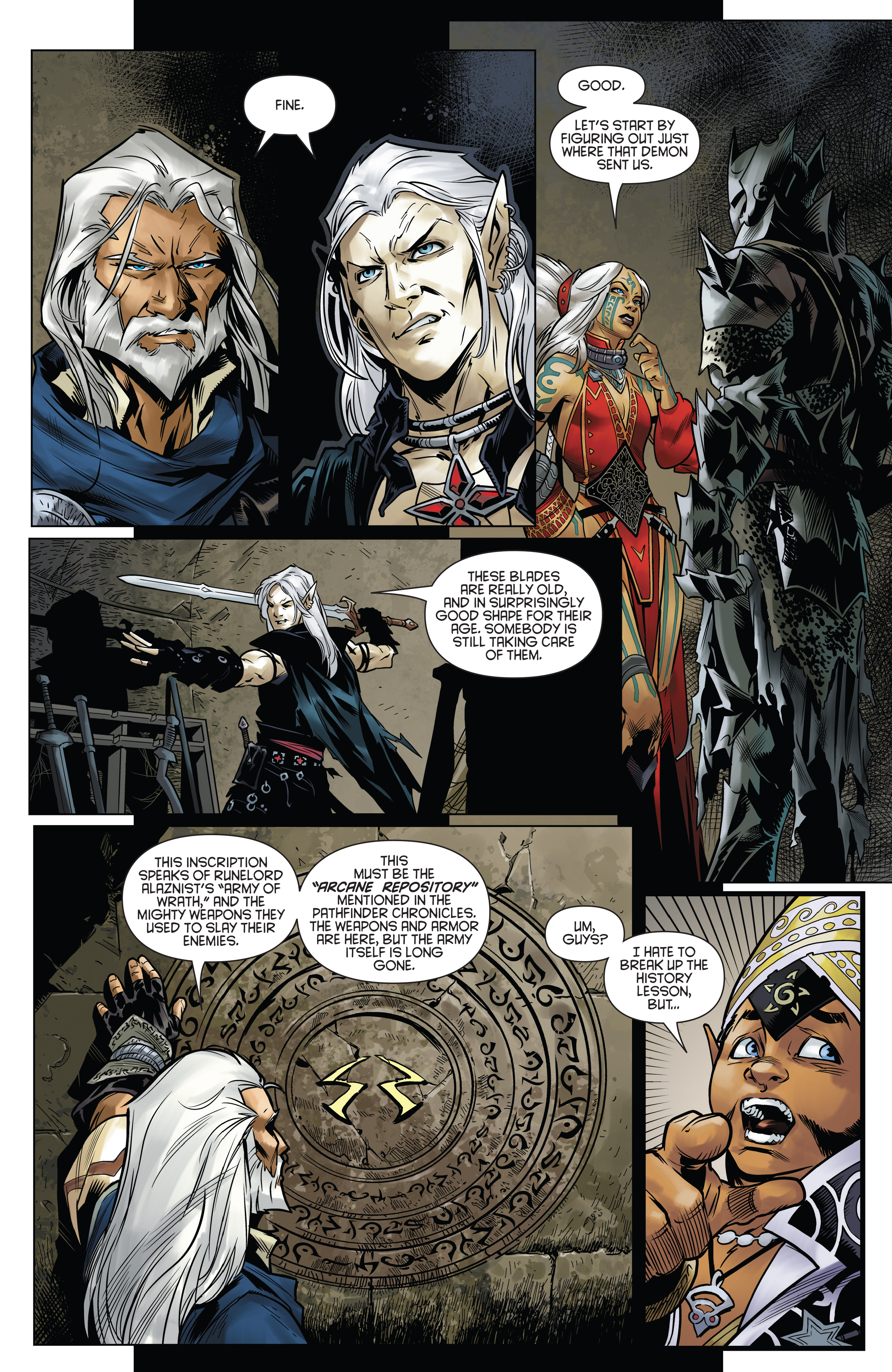 Read online Pathfinder: Hollow Mountain comic -  Issue #3 - 11