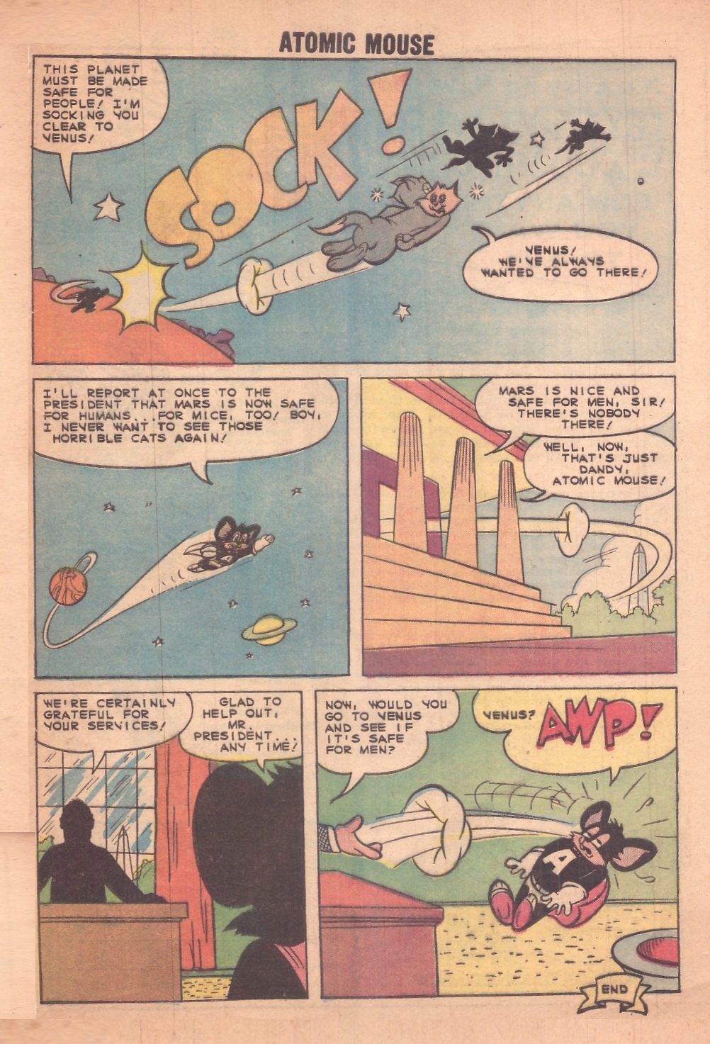 Read online Atomic Mouse comic -  Issue #32 - 33
