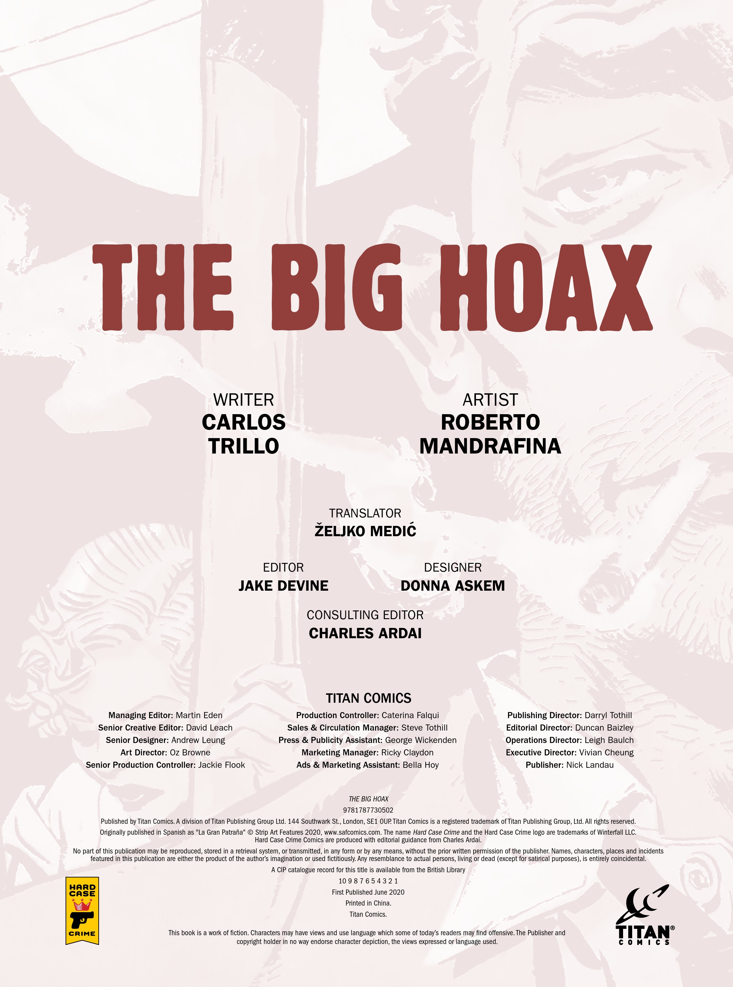 Read online The Big Hoax comic -  Issue # TPB - 5