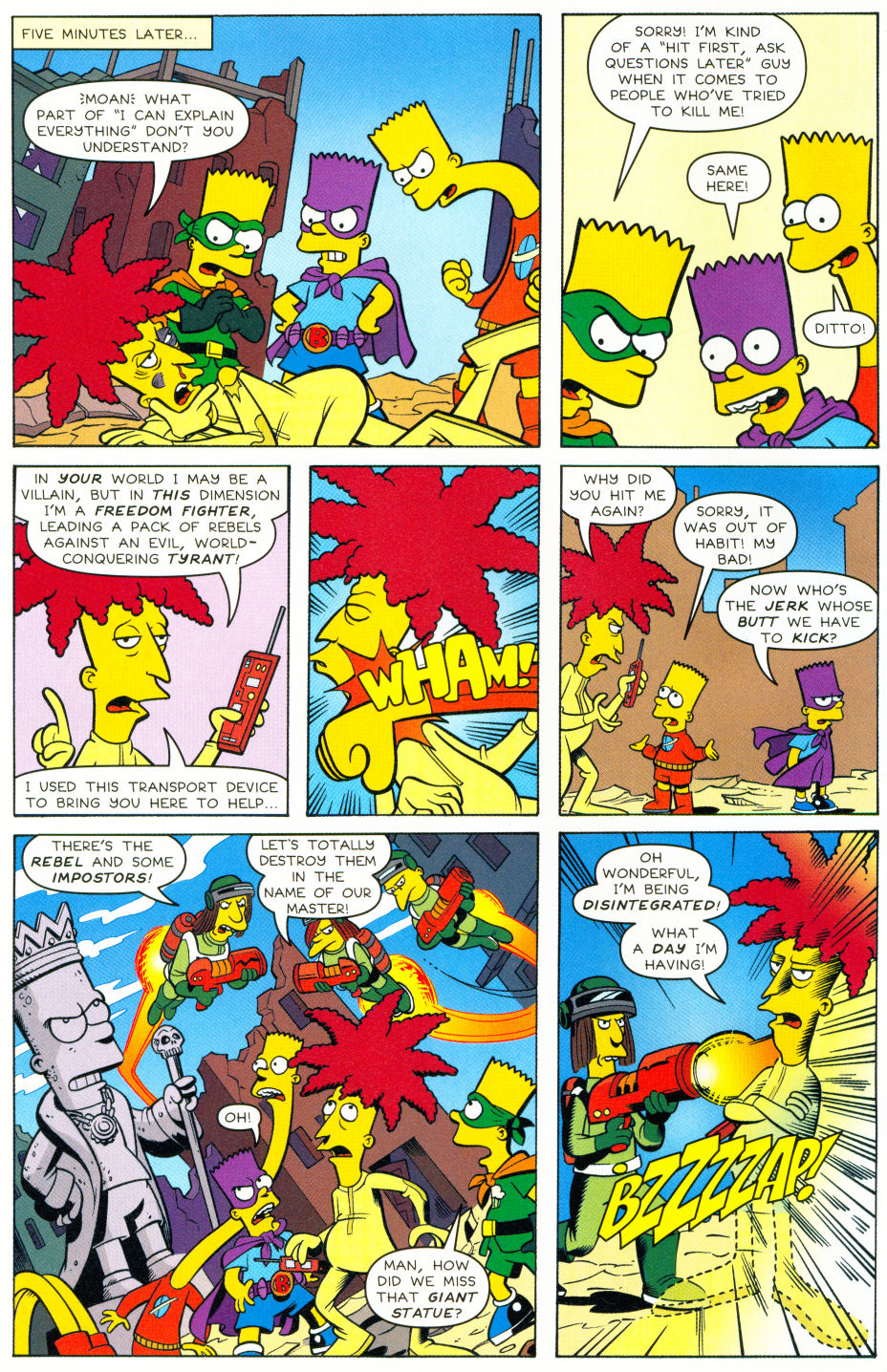Read online Bongo Comics Presents Simpsons Super Spectacular comic -  Issue #2 - 5