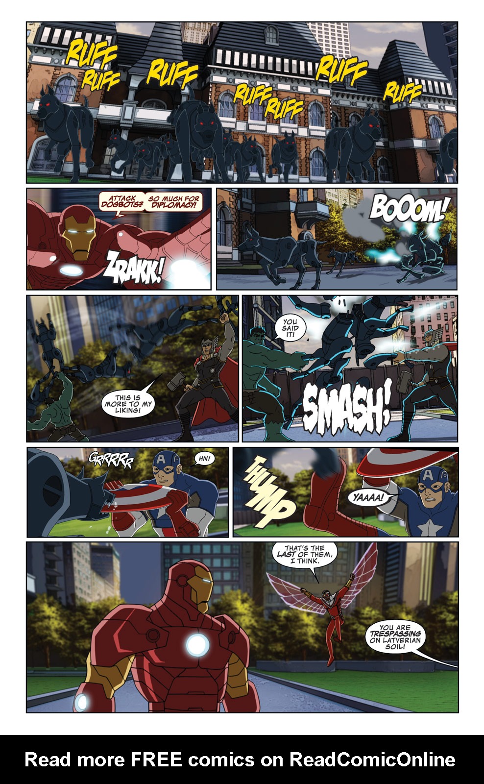 Read online Marvel Universe Avengers Assemble comic -  Issue #4 - 7