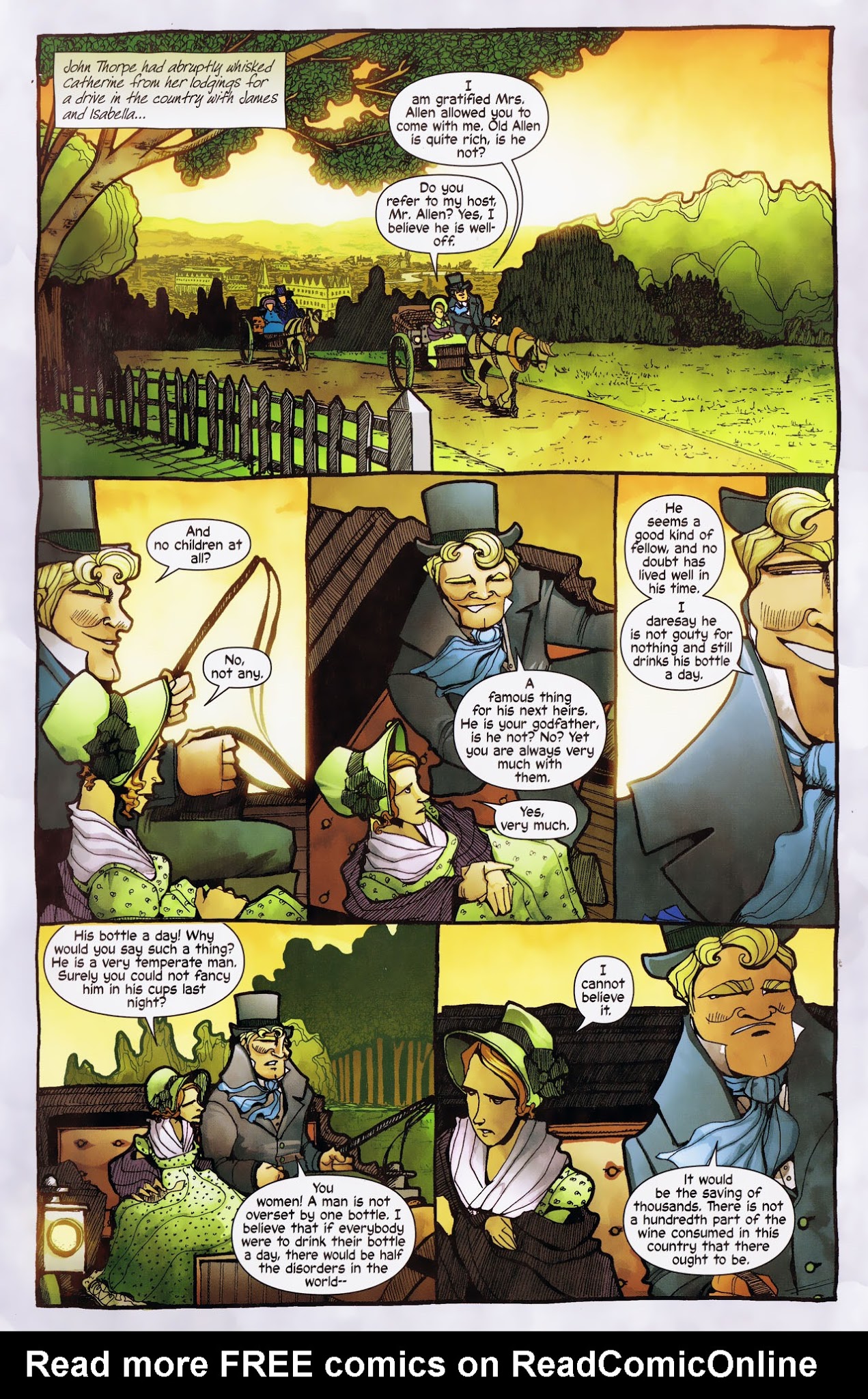 Read online Northanger Abbey comic -  Issue #2 - 3