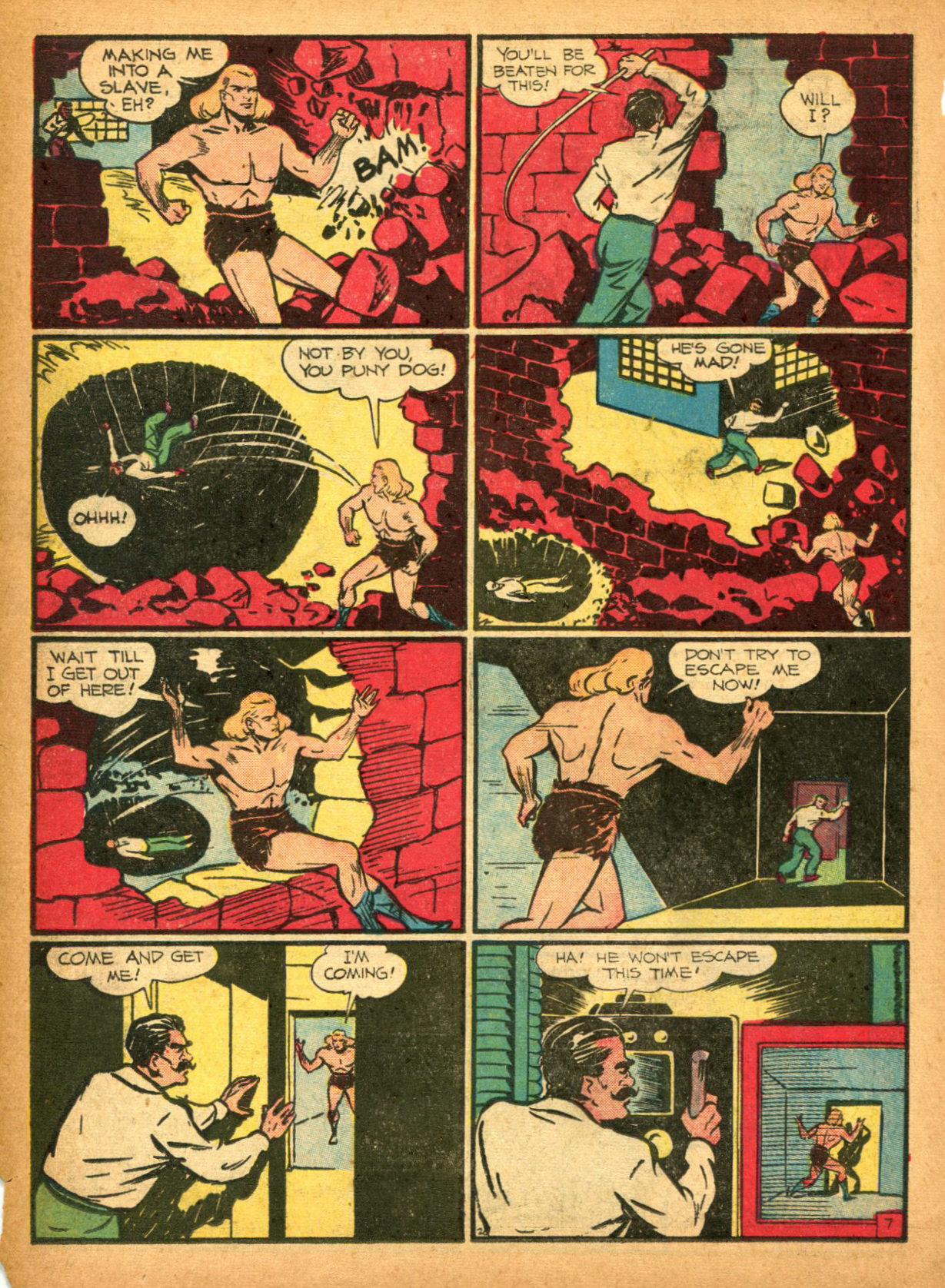 Read online Samson (1940) comic -  Issue #2 - 22