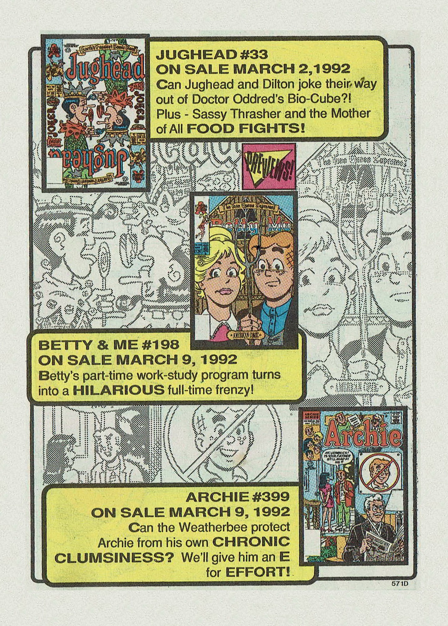 Read online Archie Annual Digest Magazine comic -  Issue #60 - 115