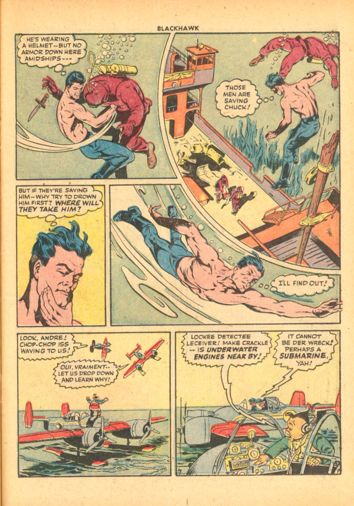 Read online Blackhawk (1957) comic -  Issue #10 - 21