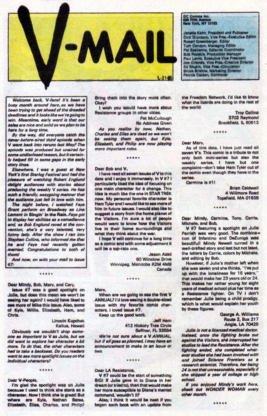 Read online V comic -  Issue #11 - 25