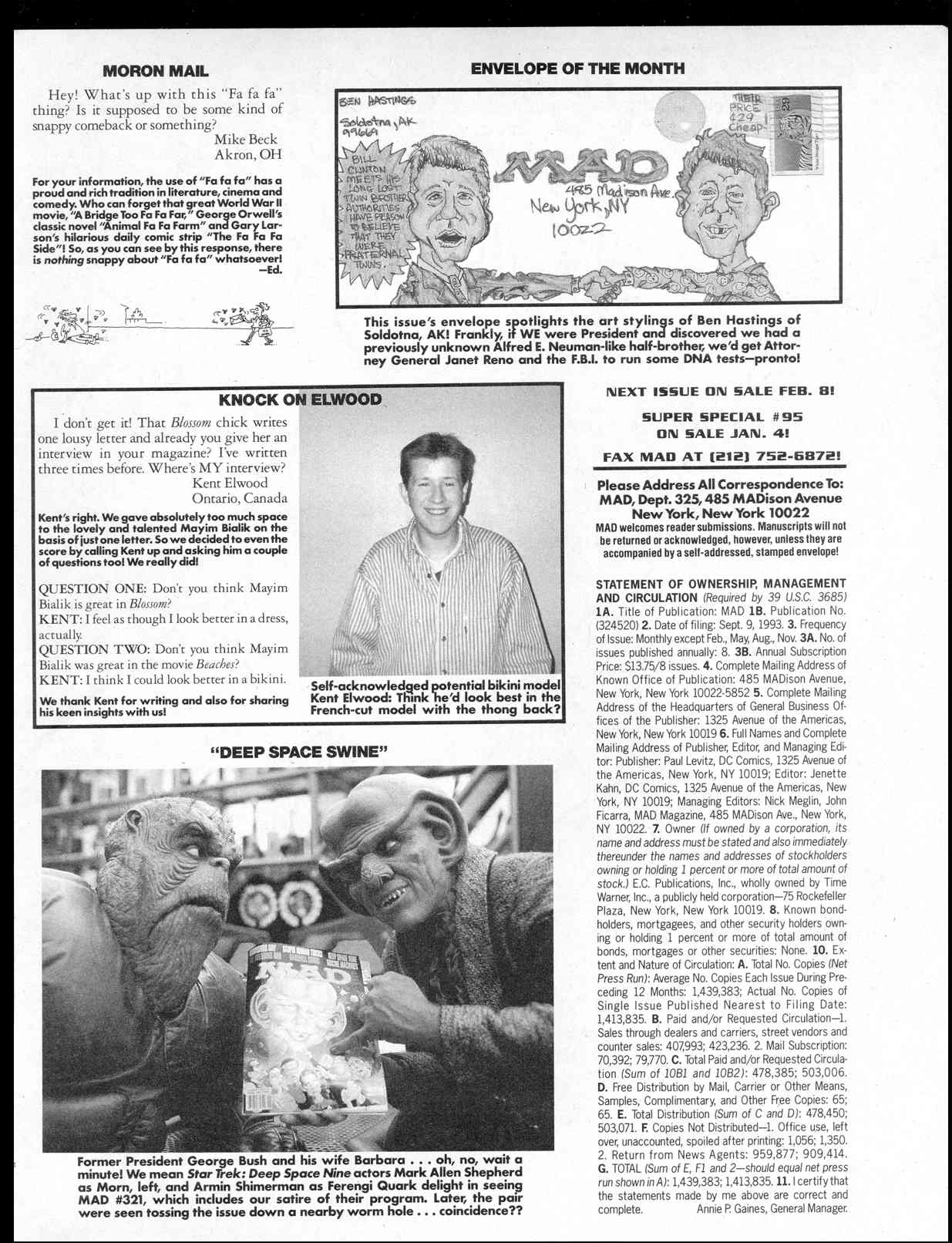 Read online MAD comic -  Issue #325 - 5