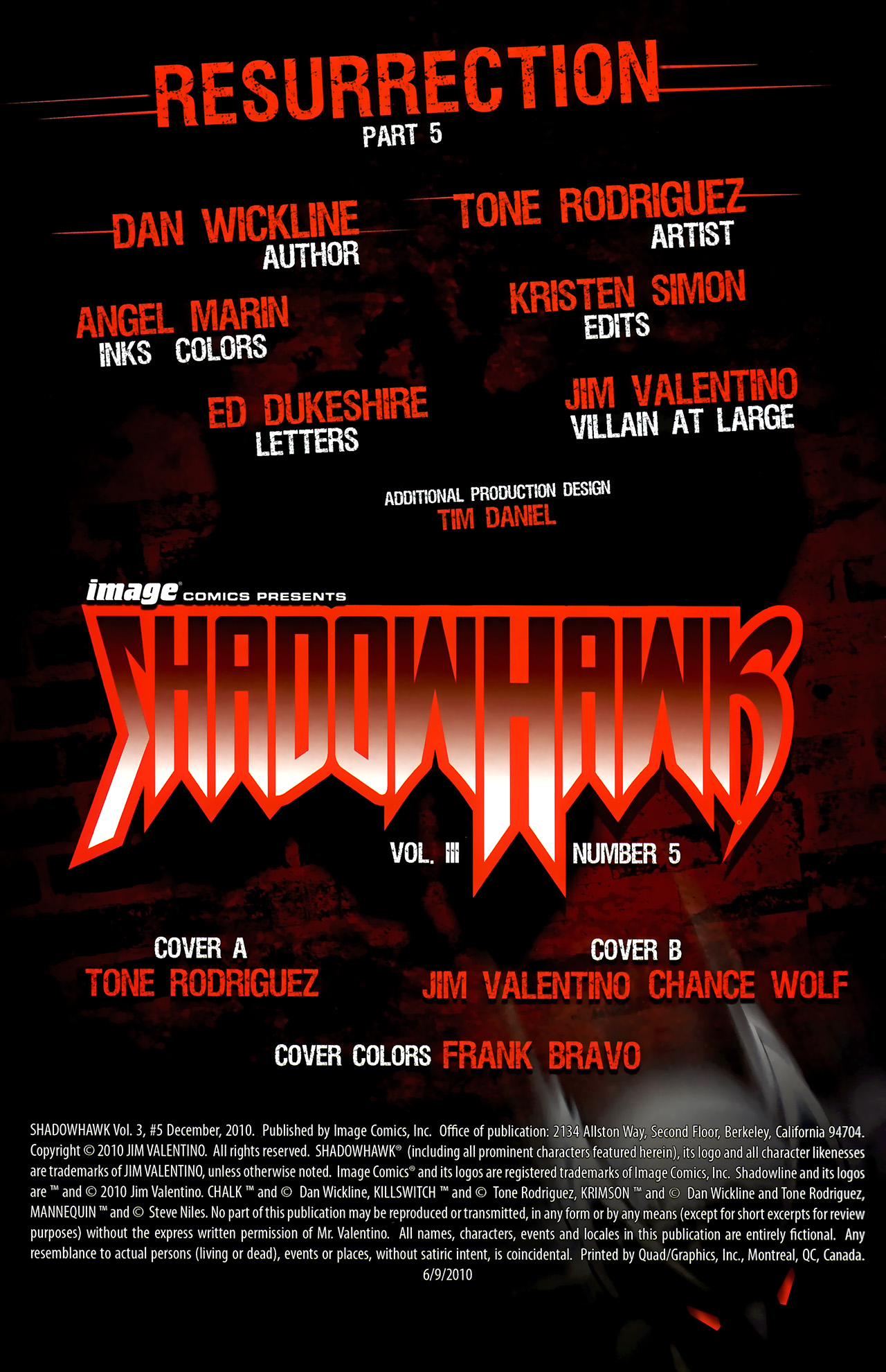 Read online ShadowHawk (2010) comic -  Issue #5 - 3