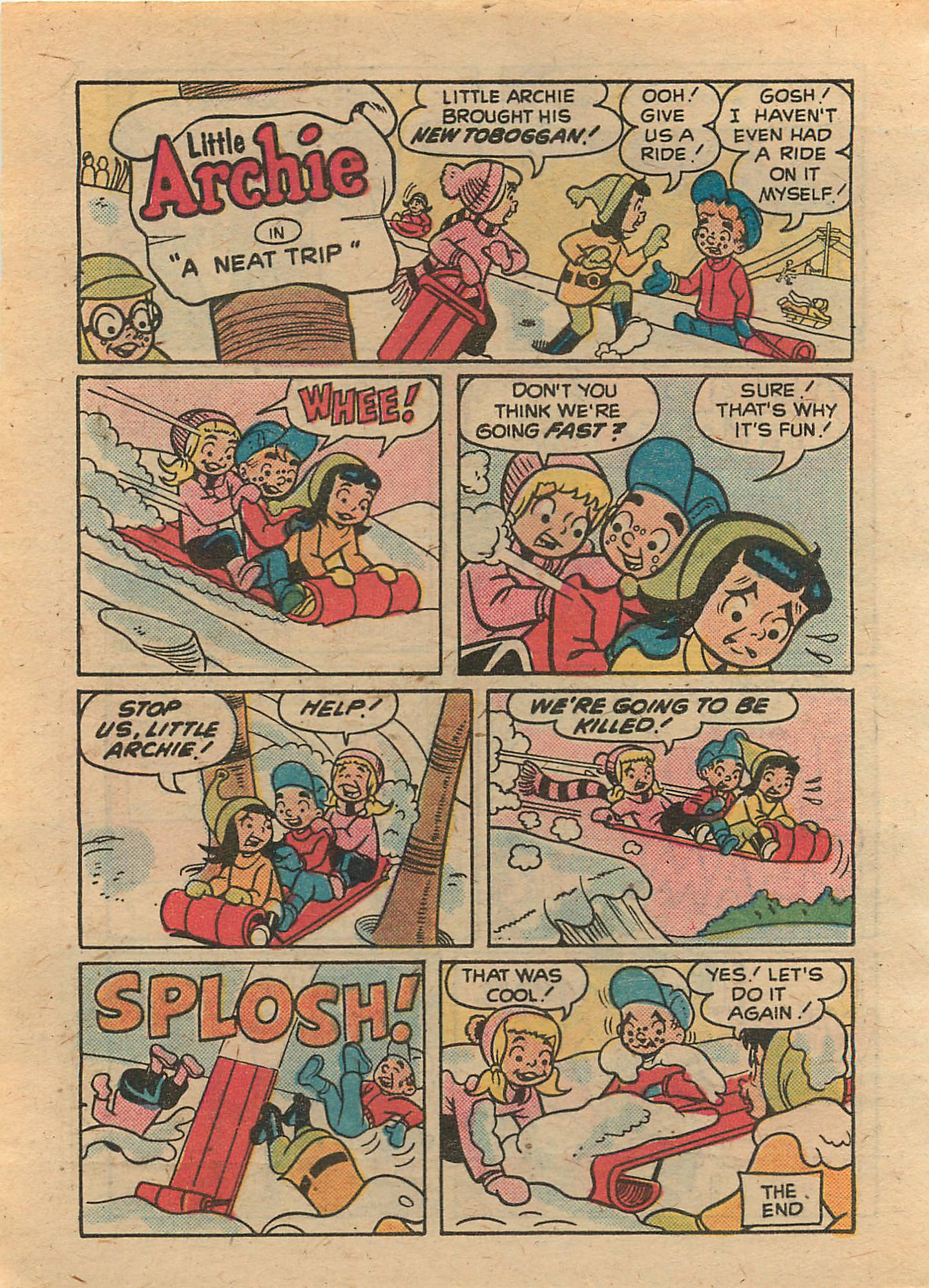 Read online Little Archie Comics Digest Magazine comic -  Issue #4 - 130