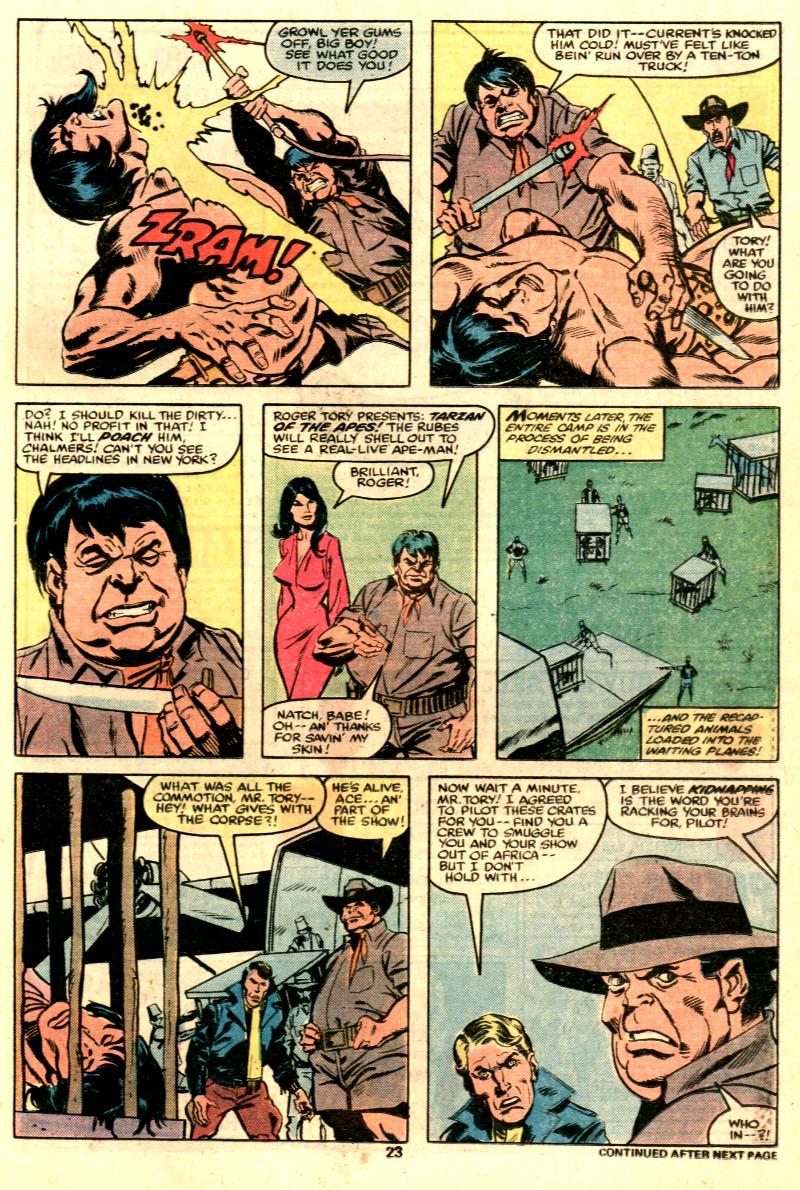 Read online Tarzan (1977) comic -  Issue #25 - 14