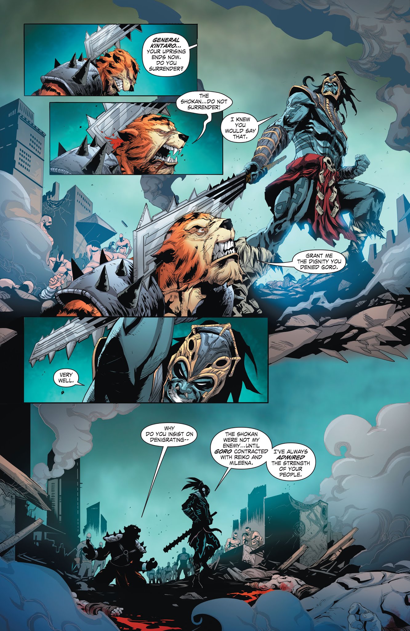 Read online Mortal Kombat X [I] comic -  Issue # _TPB 2 - 91
