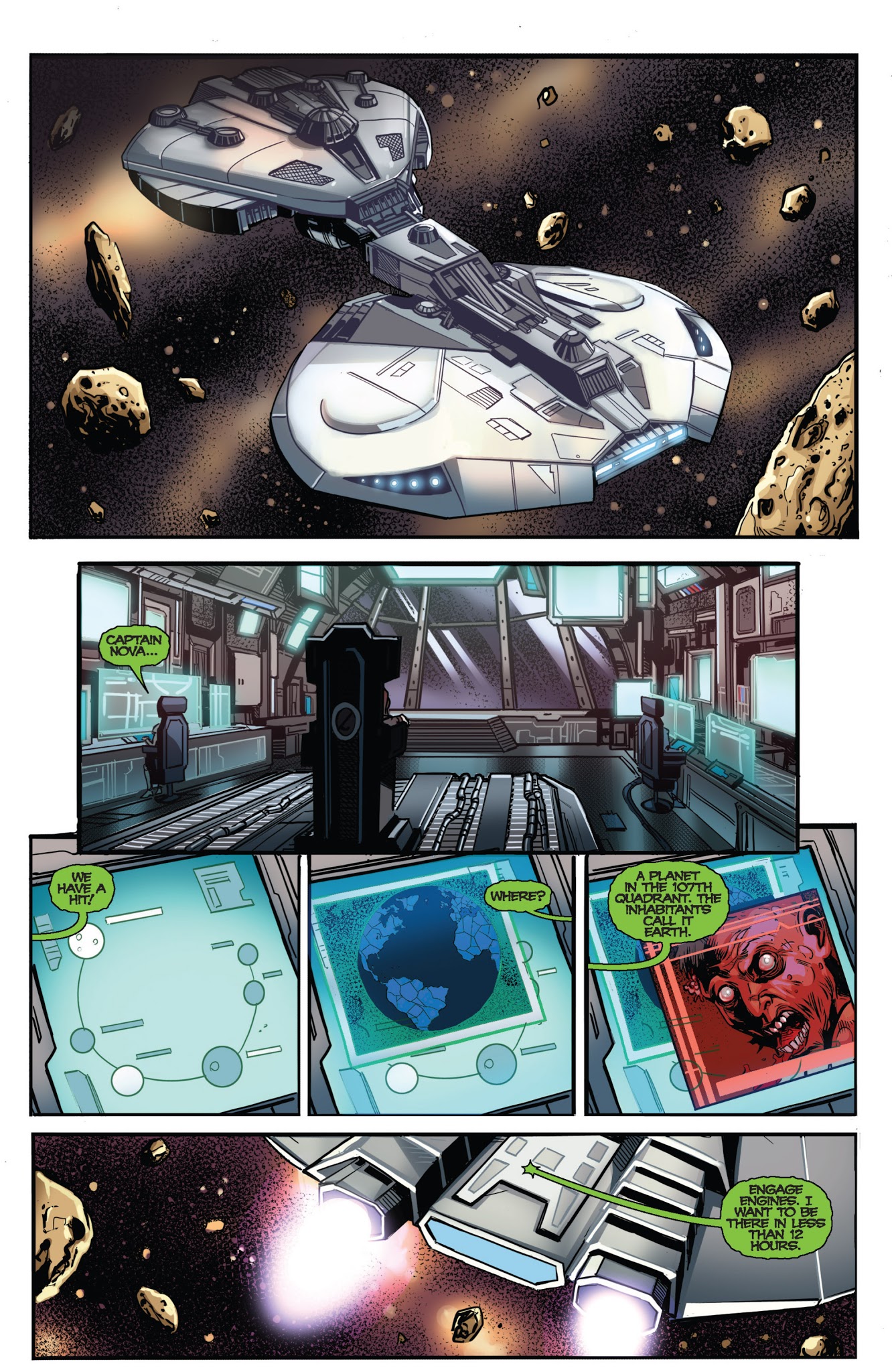 Read online Aliens vs. Zombies comic -  Issue #1 - 8