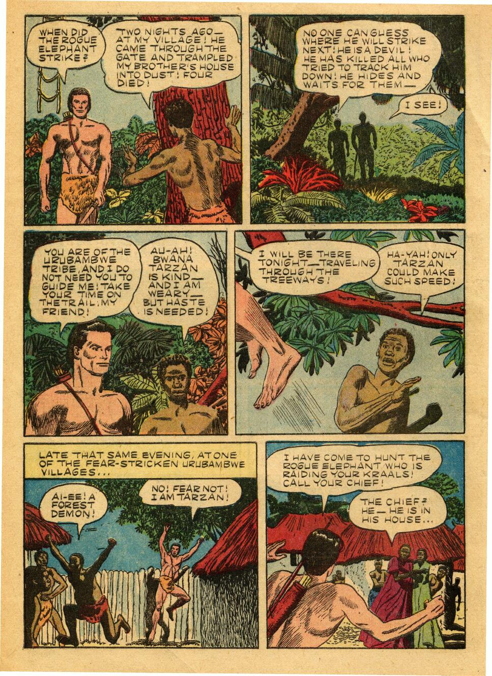 Read online Tarzan (1948) comic -  Issue #48 - 4
