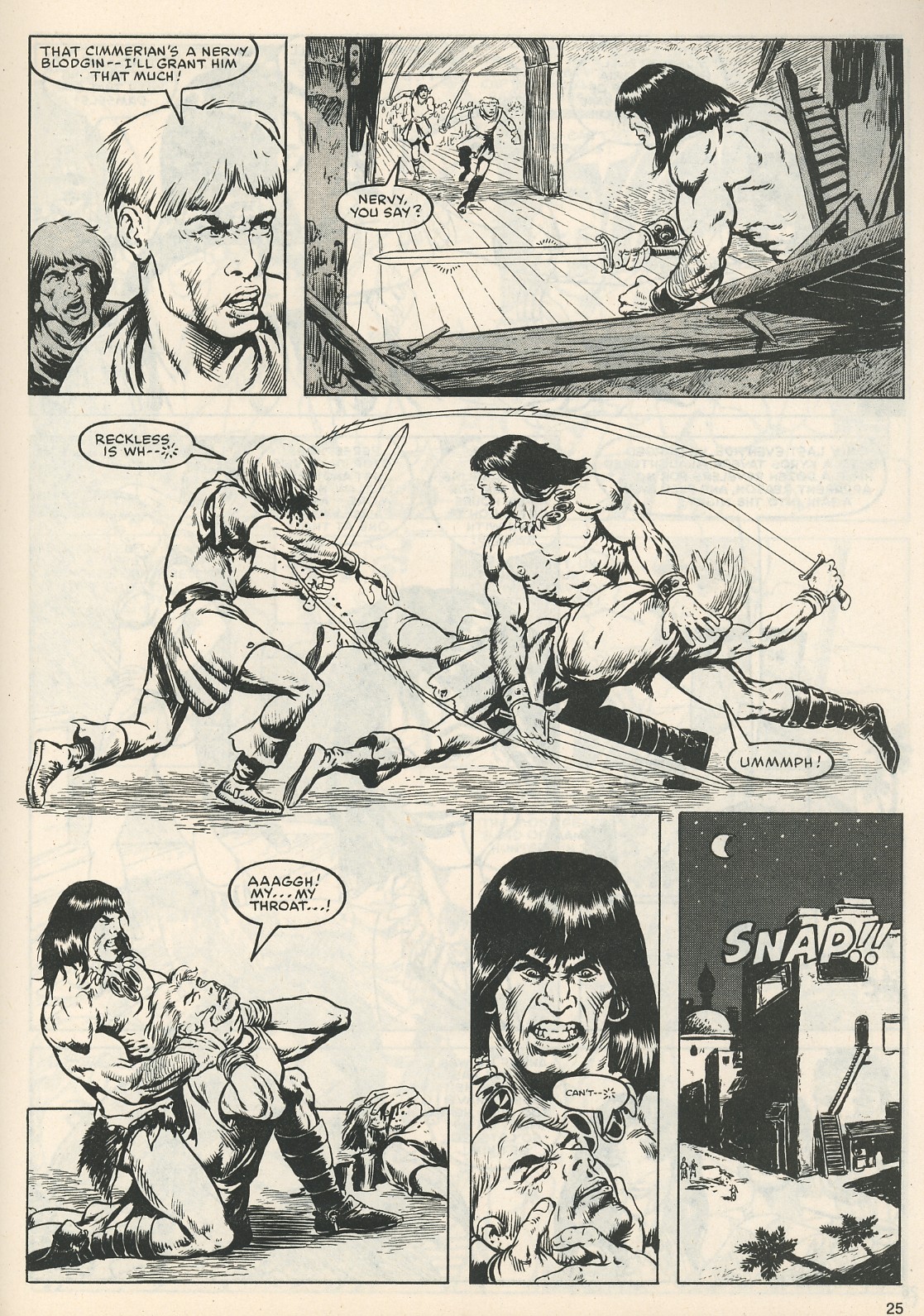 Read online The Savage Sword Of Conan comic -  Issue #111 - 26