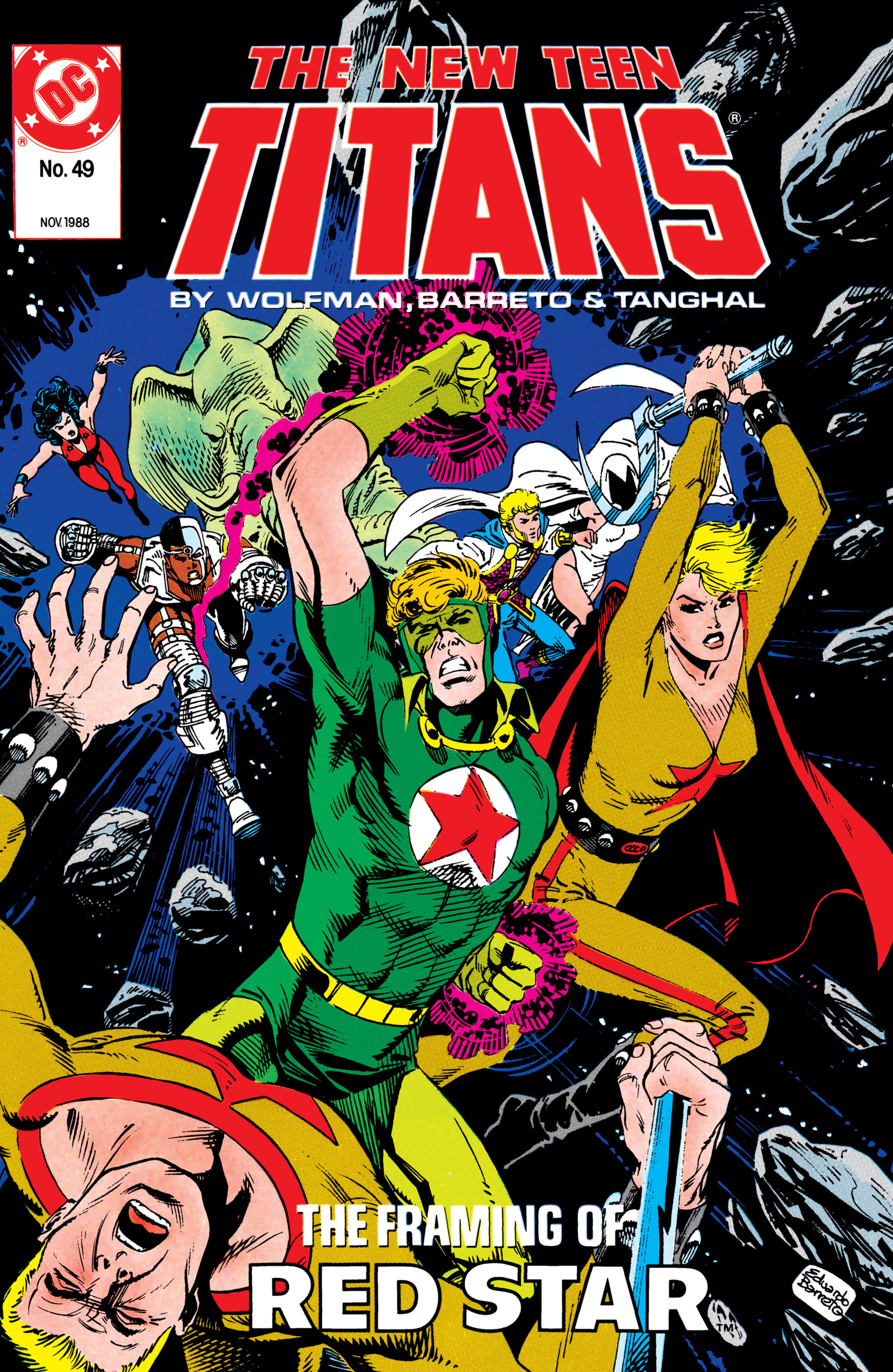 Read online The New Teen Titans (1984) comic -  Issue #49 - 1