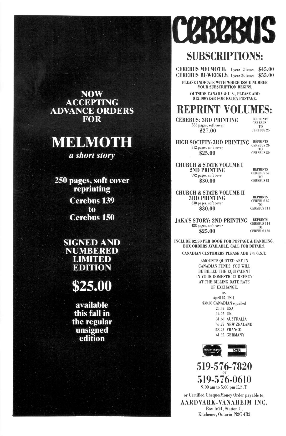 Read online Cerebus comic -  Issue #150 - 43