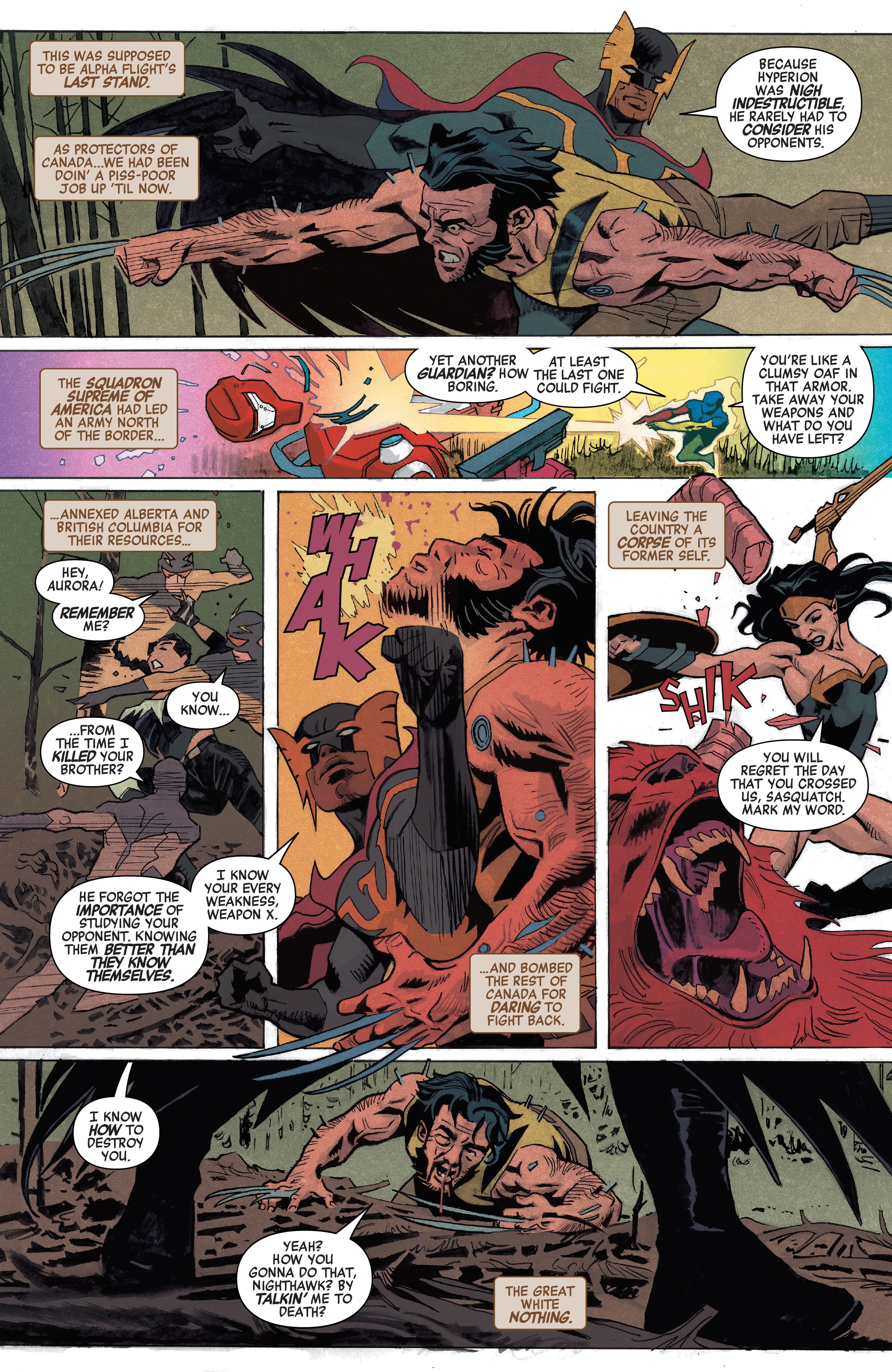 Read online Heroes Reborn: One-Shots comic -  Issue # Weapon X & Final Flight - 4