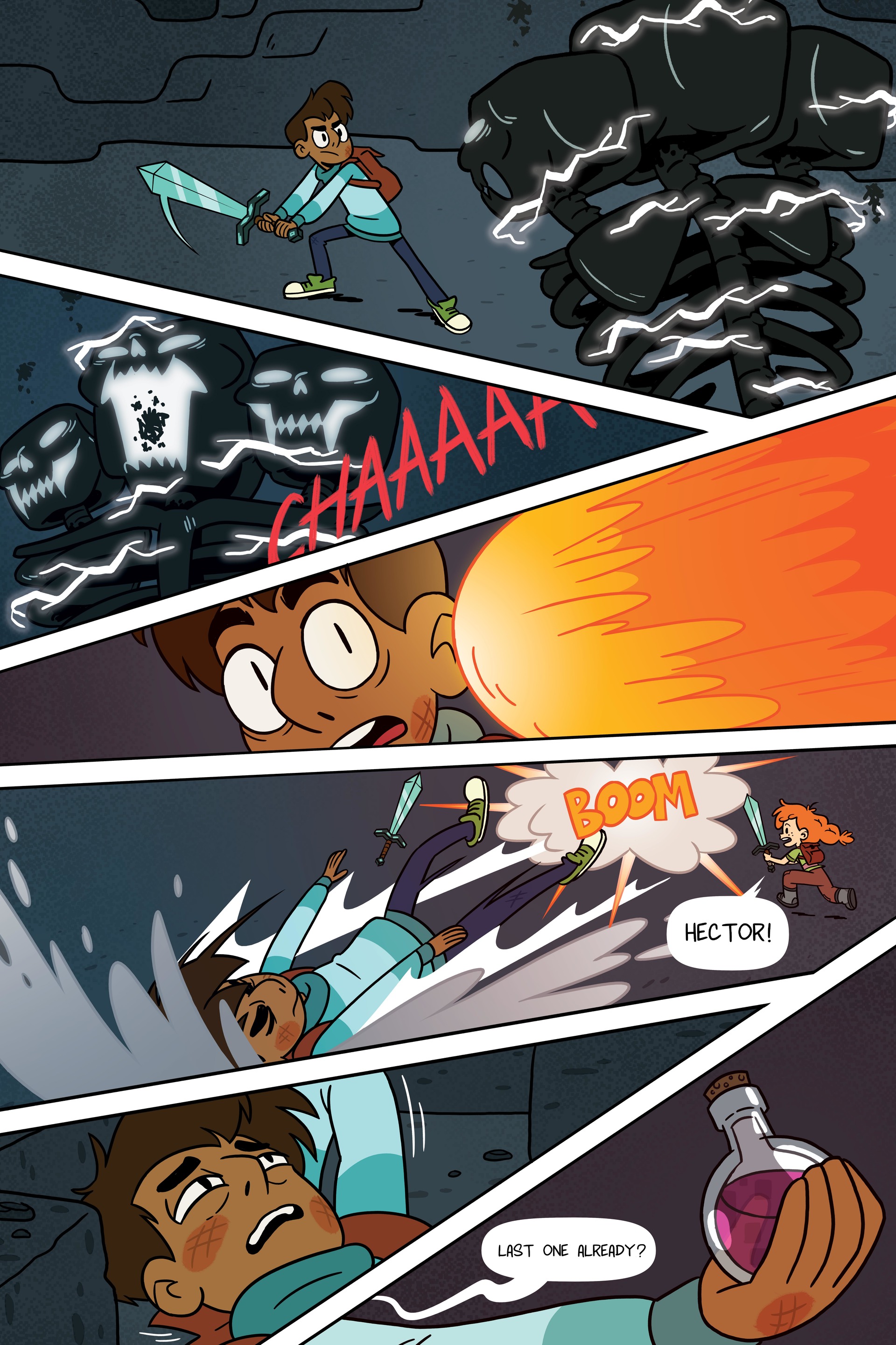 Read online Minecraft: Open World – Into the Nether comic -  Issue # TPB - 71