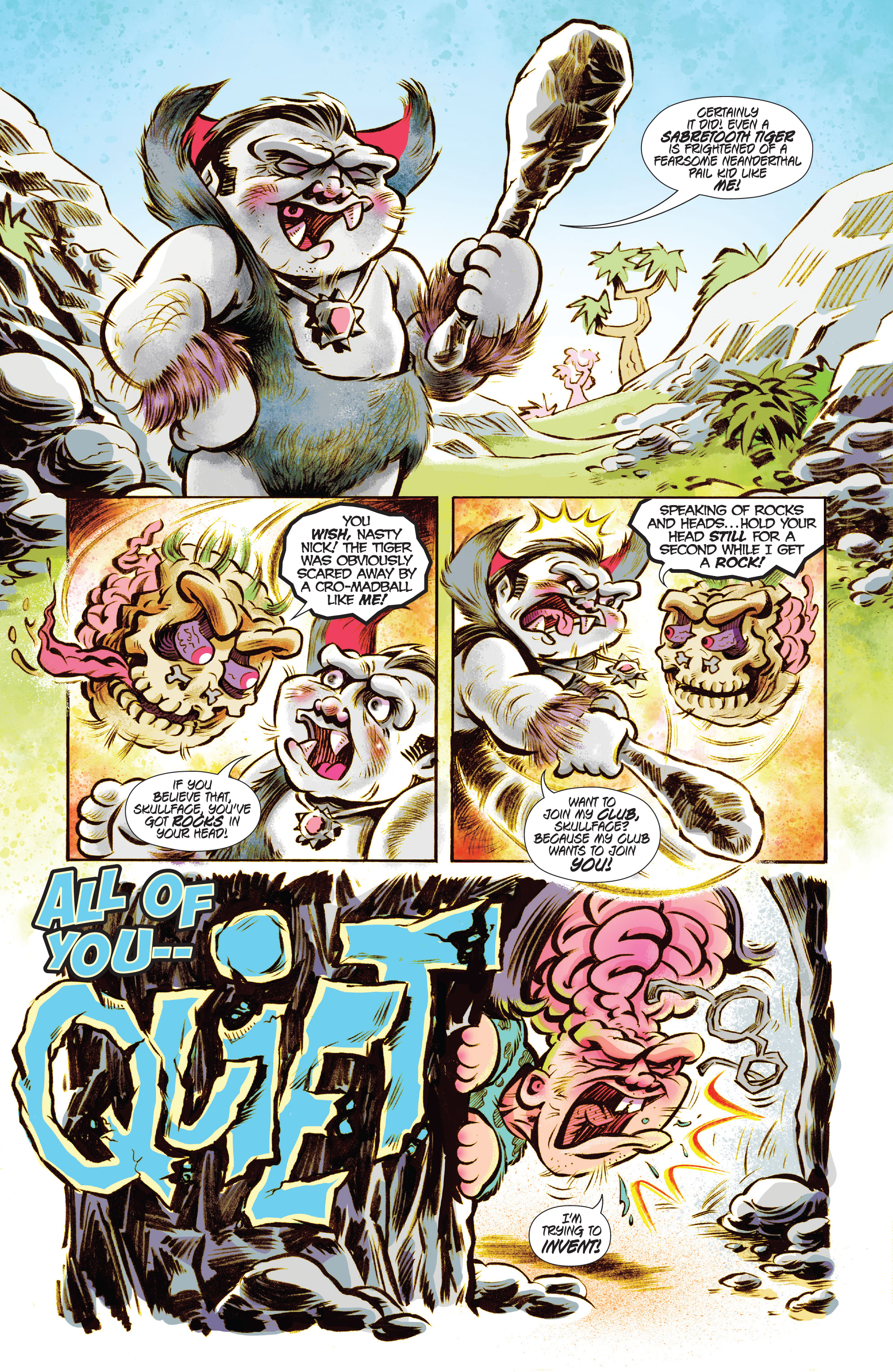 Read online Madballs vs Garbage Pail Kids – Time Again, Slime Again comic -  Issue #1 - 7