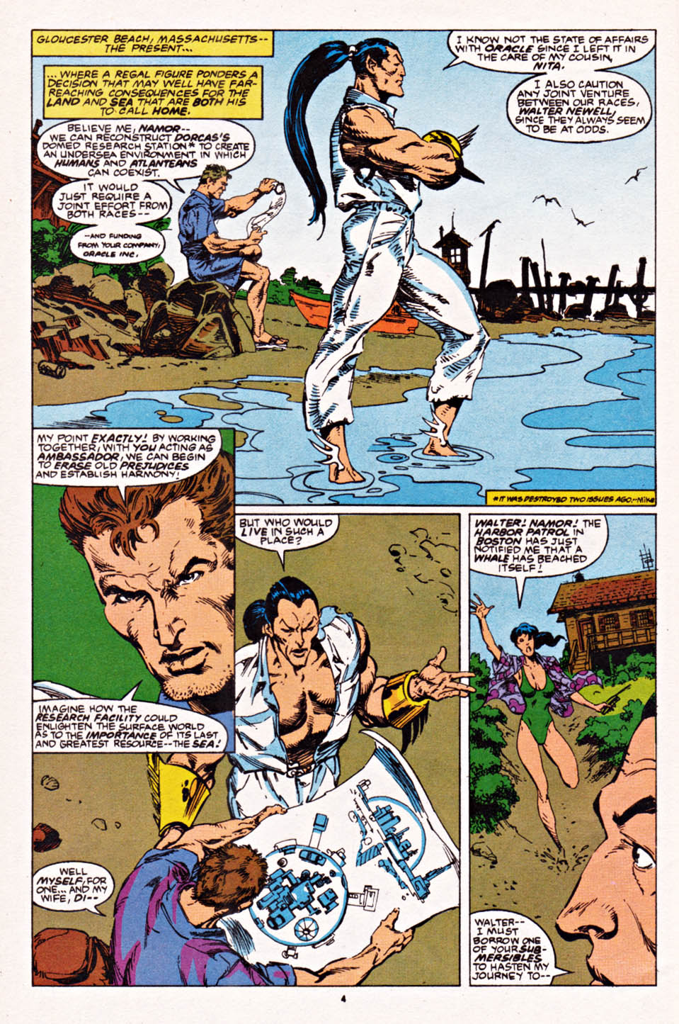 Read online Namor, The Sub-Mariner comic -  Issue #45 - 5