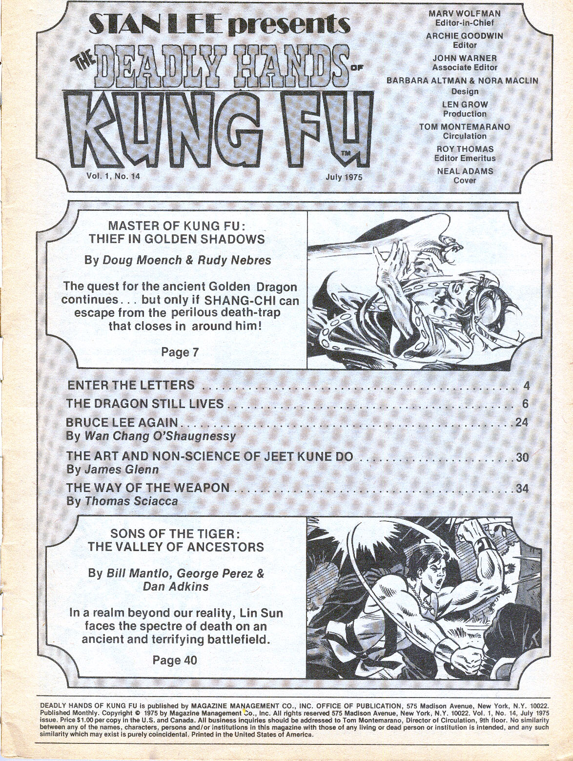 The Deadly Hands of Kung Fu Issue #14 #15 - English 3