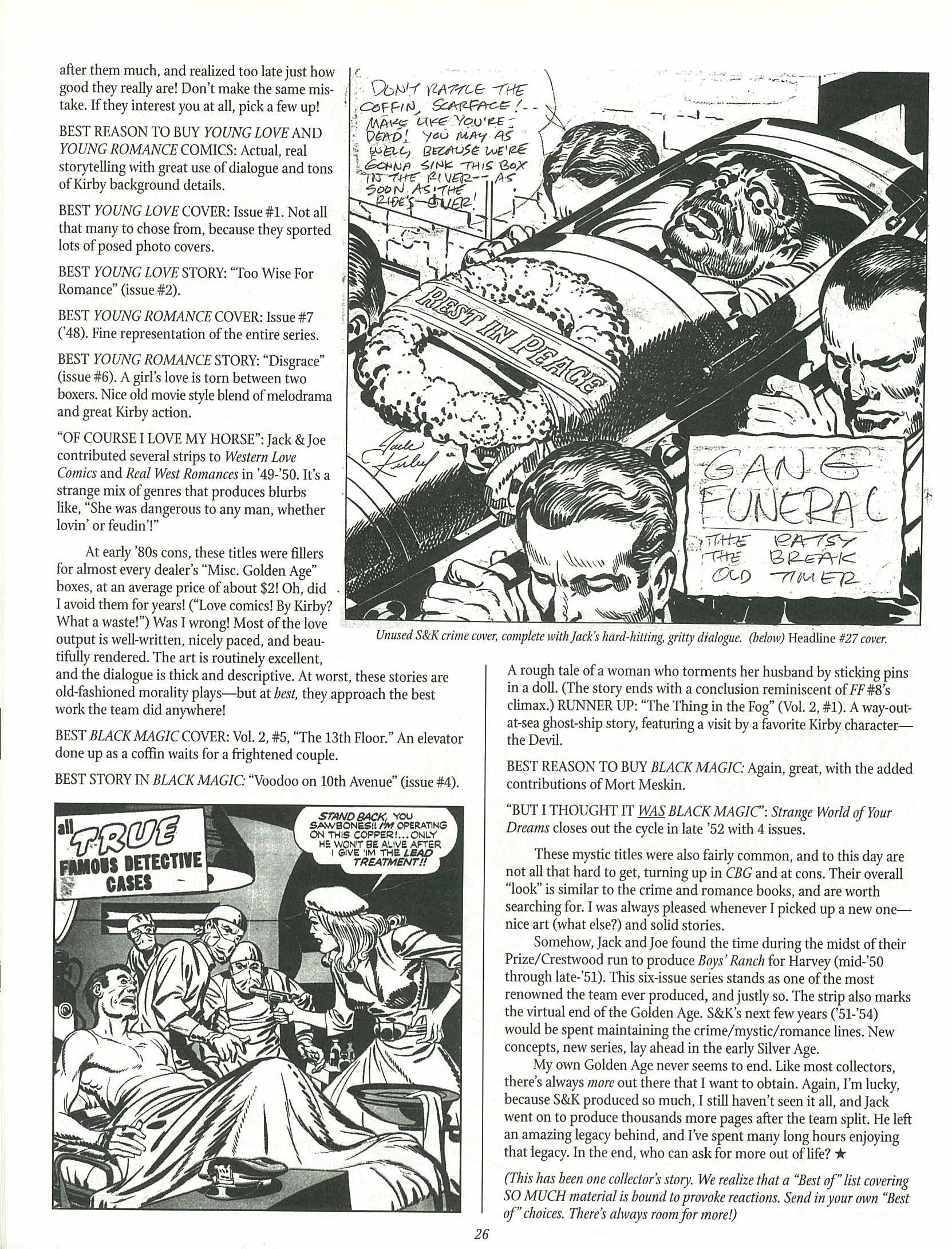 Read online The Jack Kirby Collector comic -  Issue #25 - 26