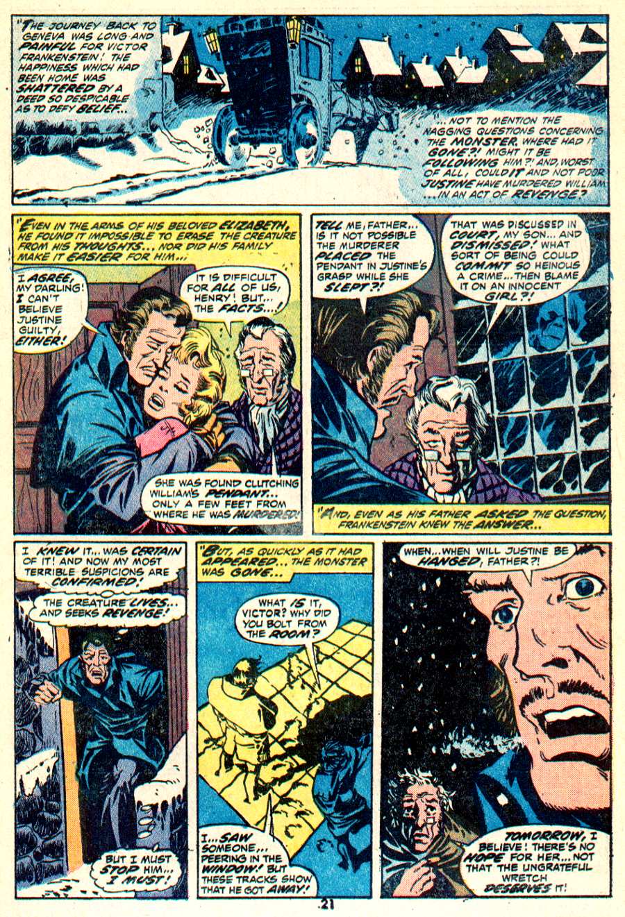 Read online Frankenstein (1973) comic -  Issue #1 - 15