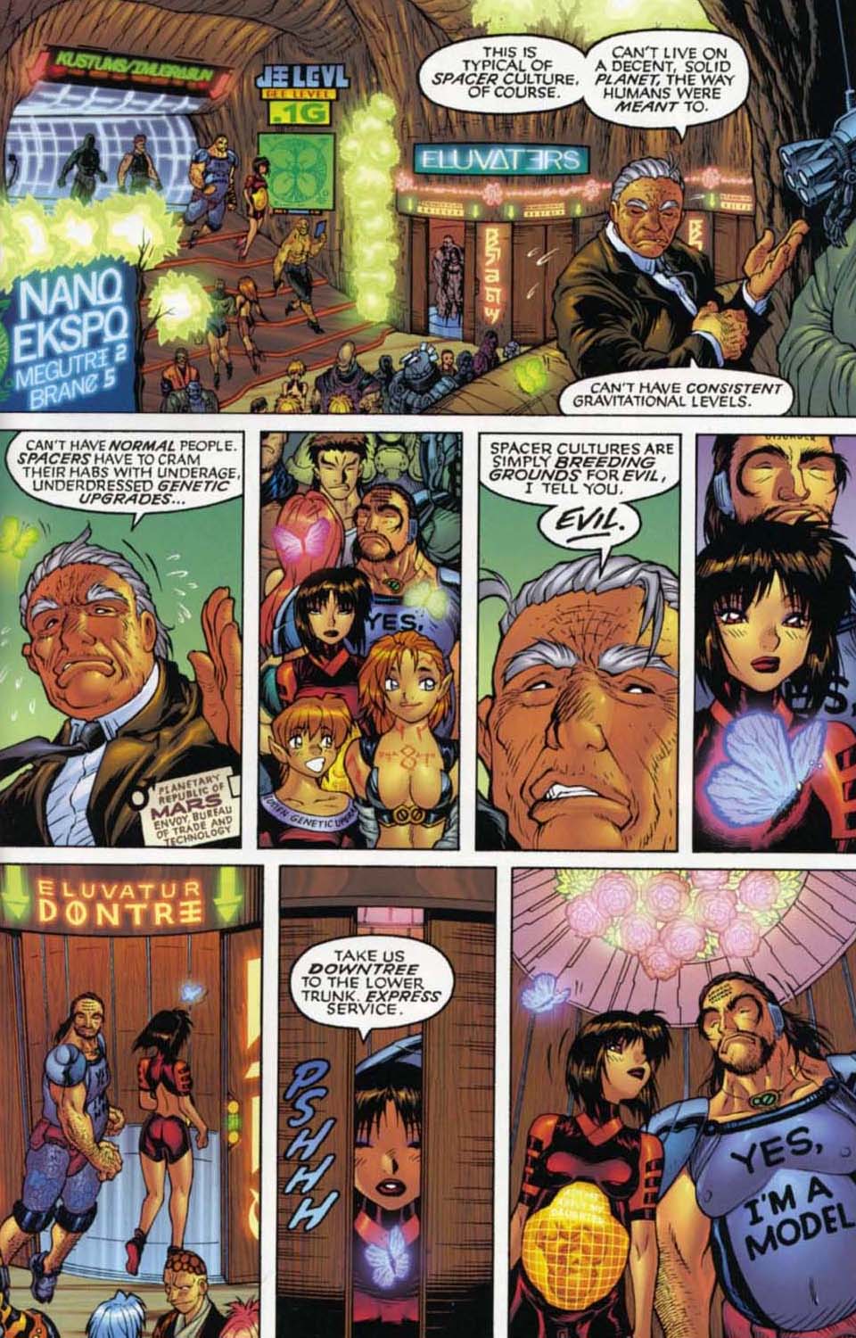 Read online Dirty Pair: Run From the Future comic -  Issue #1 - 9