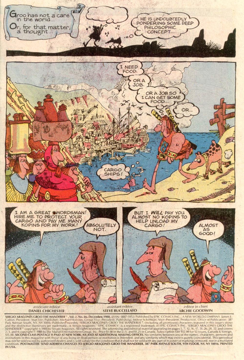 Read online Sergio Aragonés Groo the Wanderer comic -  Issue #46 - 2