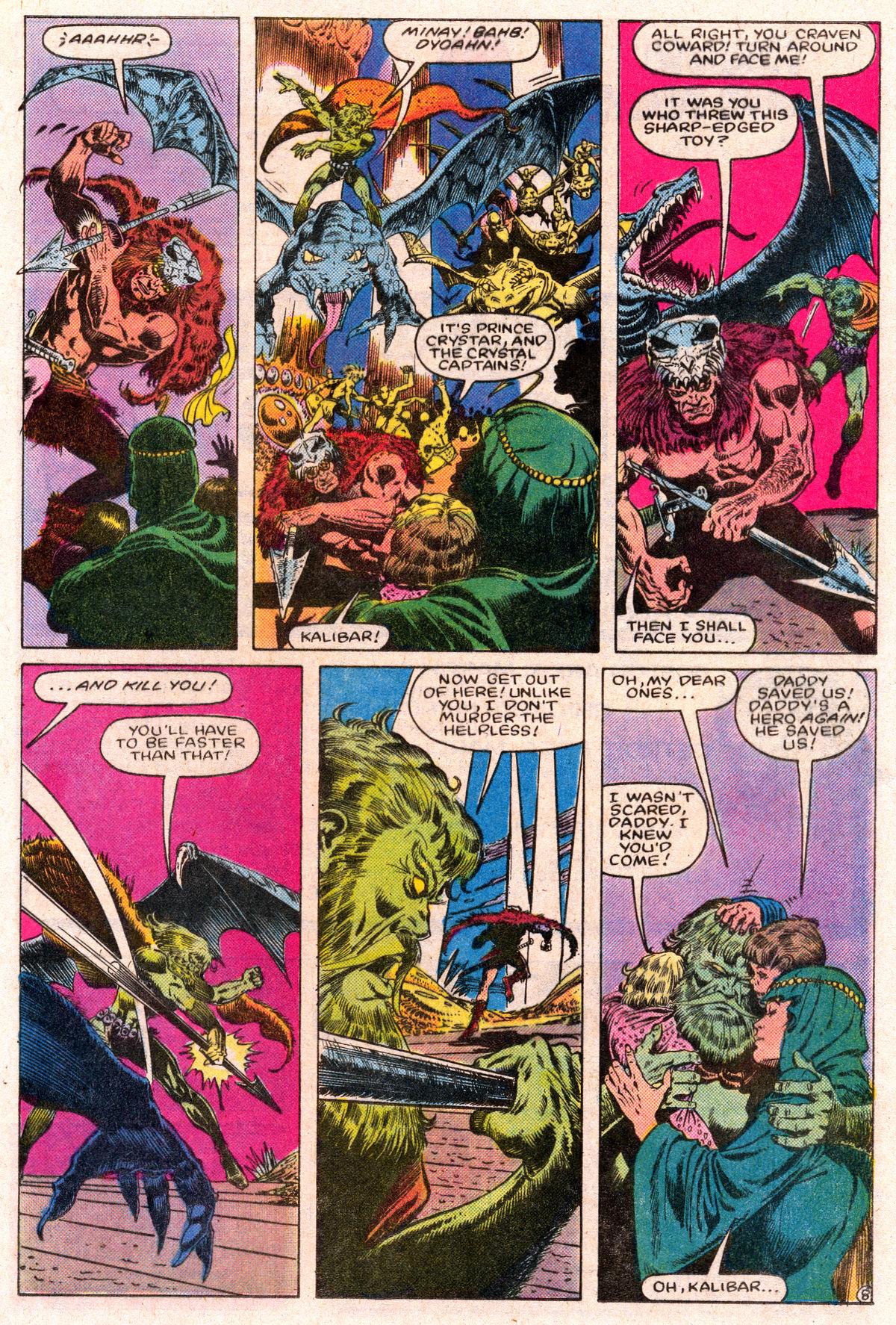 Read online The Saga of Crystar, Crystal Warrior comic -  Issue #7 - 9