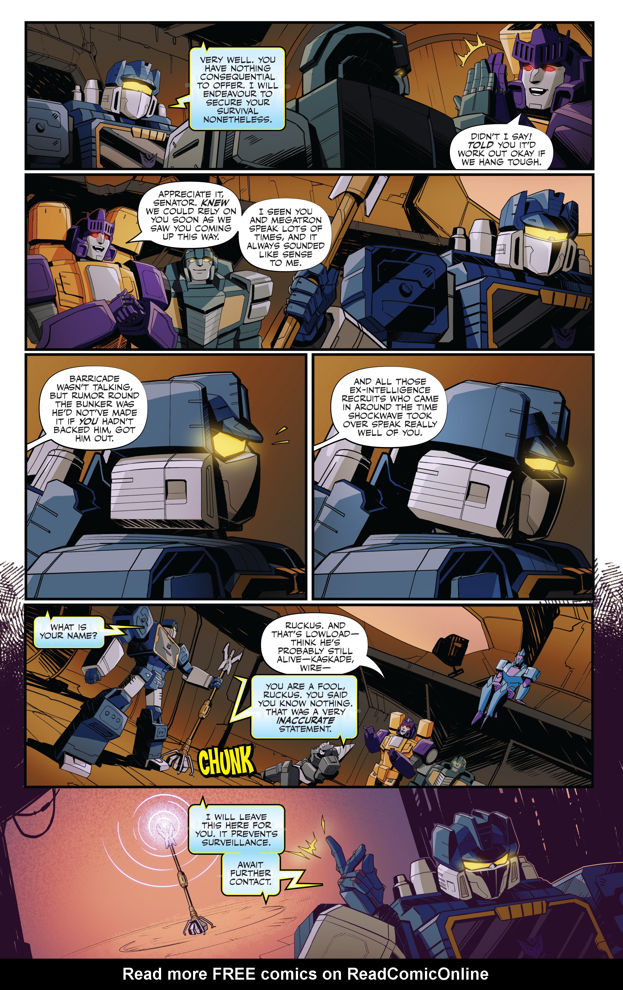 Read online Transformers (2019) comic -  Issue #14 - 18