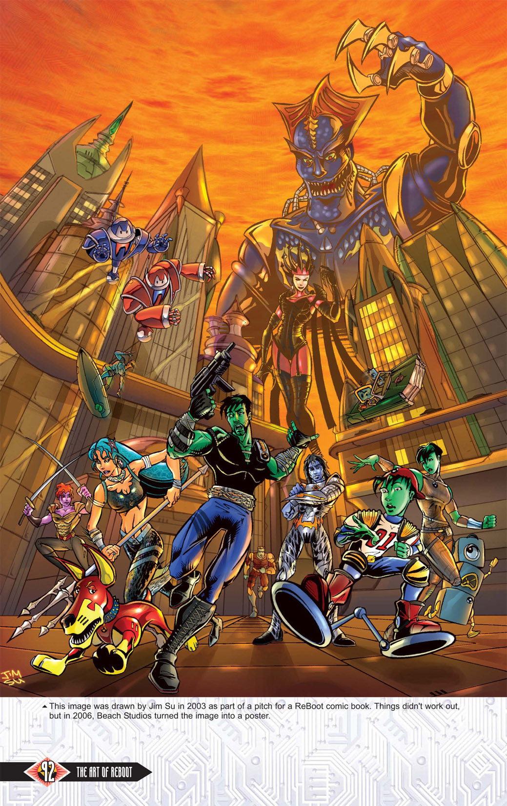 Read online The Art of Reboot comic -  Issue # TPB - 91