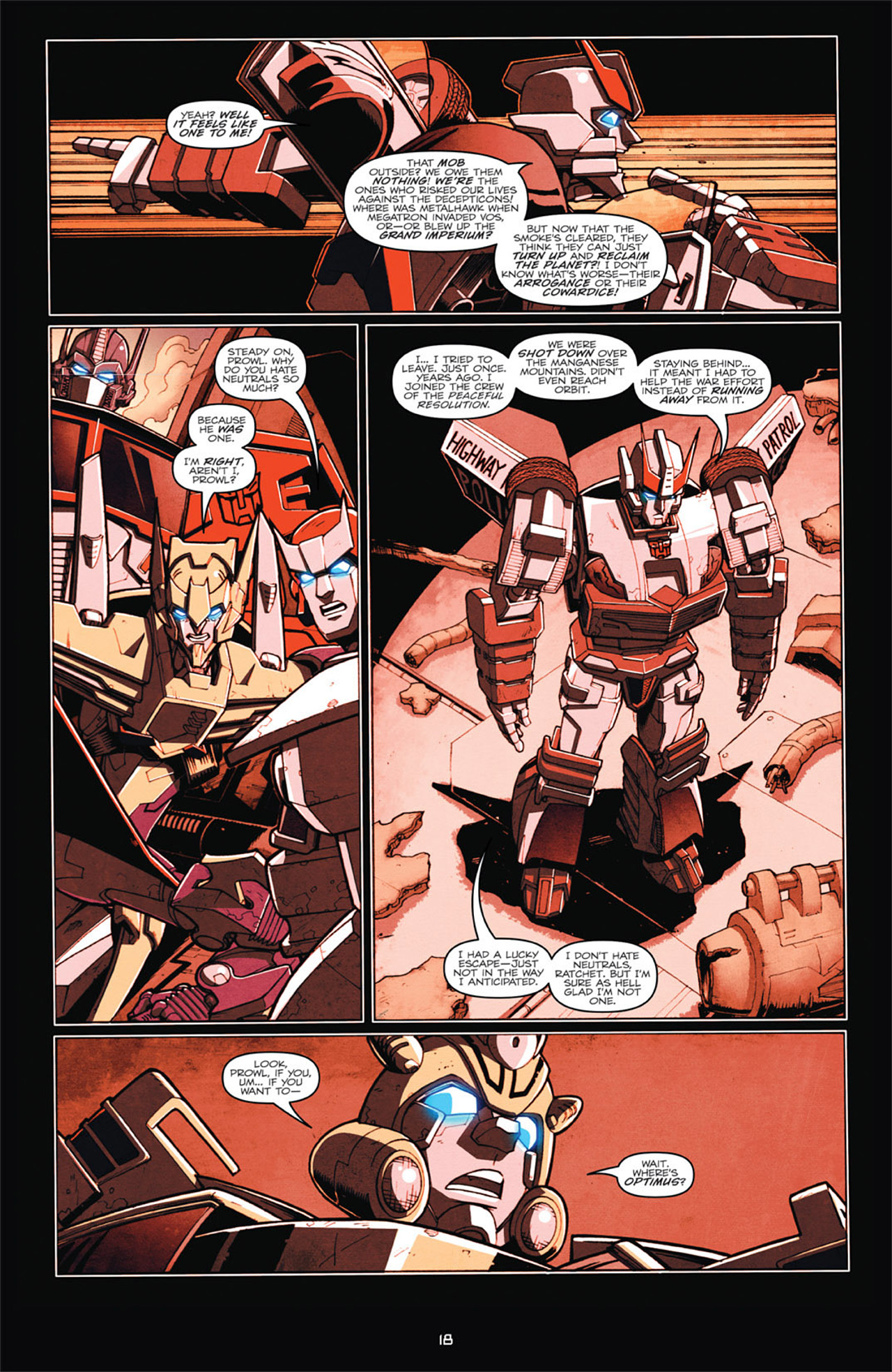 Read online The Transformers: Death of Optimus Prime comic -  Issue # Full - 23