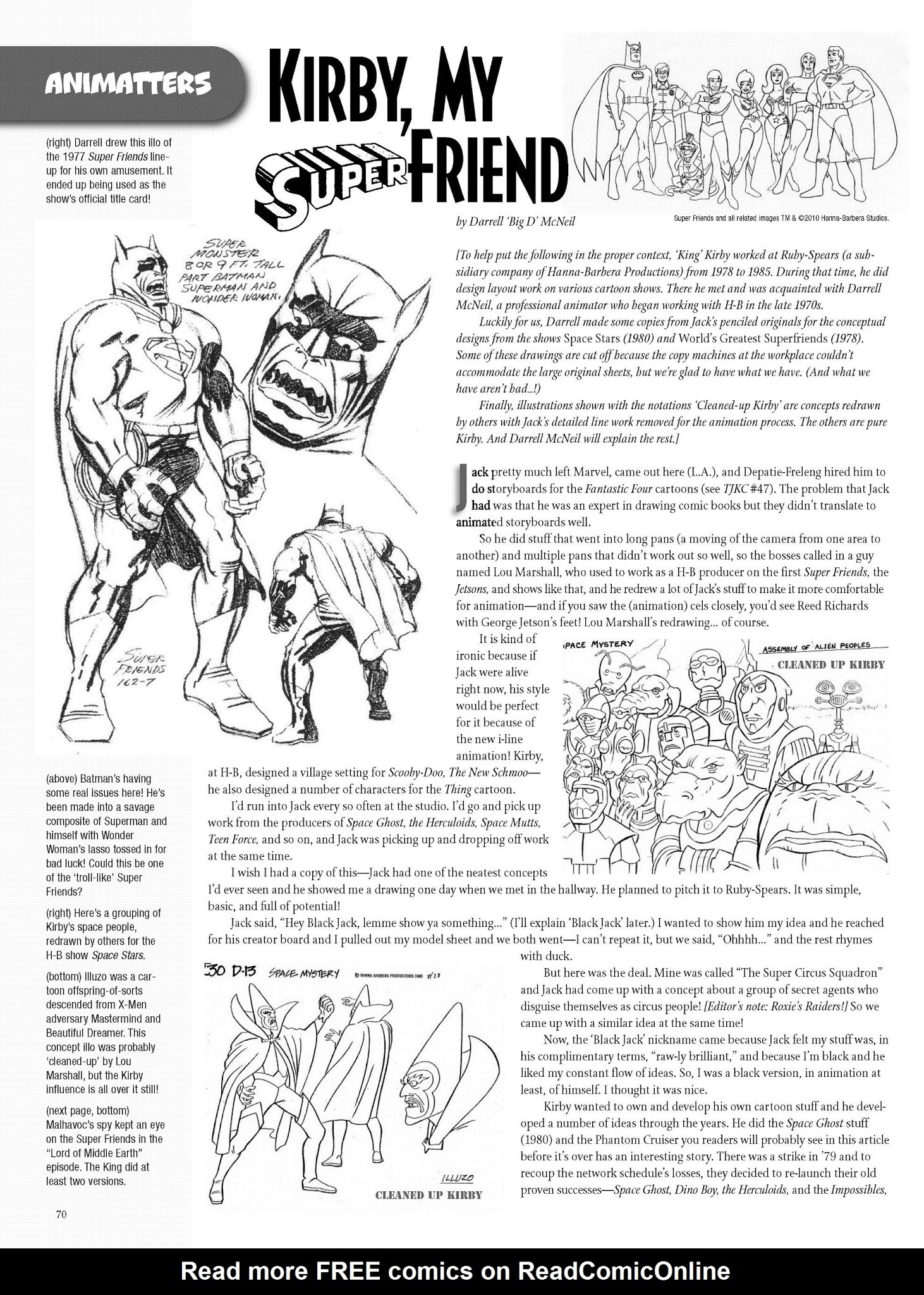 Read online The Jack Kirby Collector comic -  Issue #55 - 69