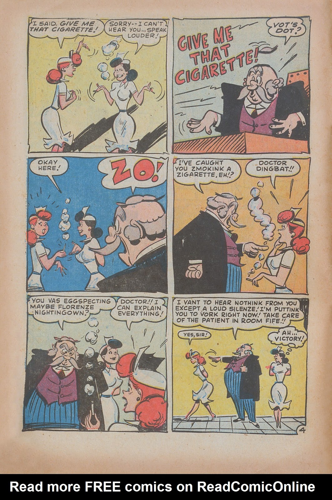 Read online Nellie The Nurse (1945) comic -  Issue #31 - 6