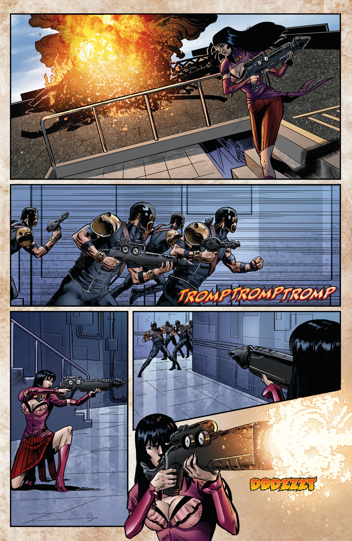 Read online Legenderry: Vampirella comic -  Issue # _TPB - 90