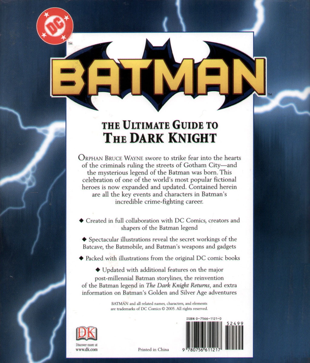 Read online Batman: The Ultimate Guide To The Dark Knight comic -  Issue # TPB - 78