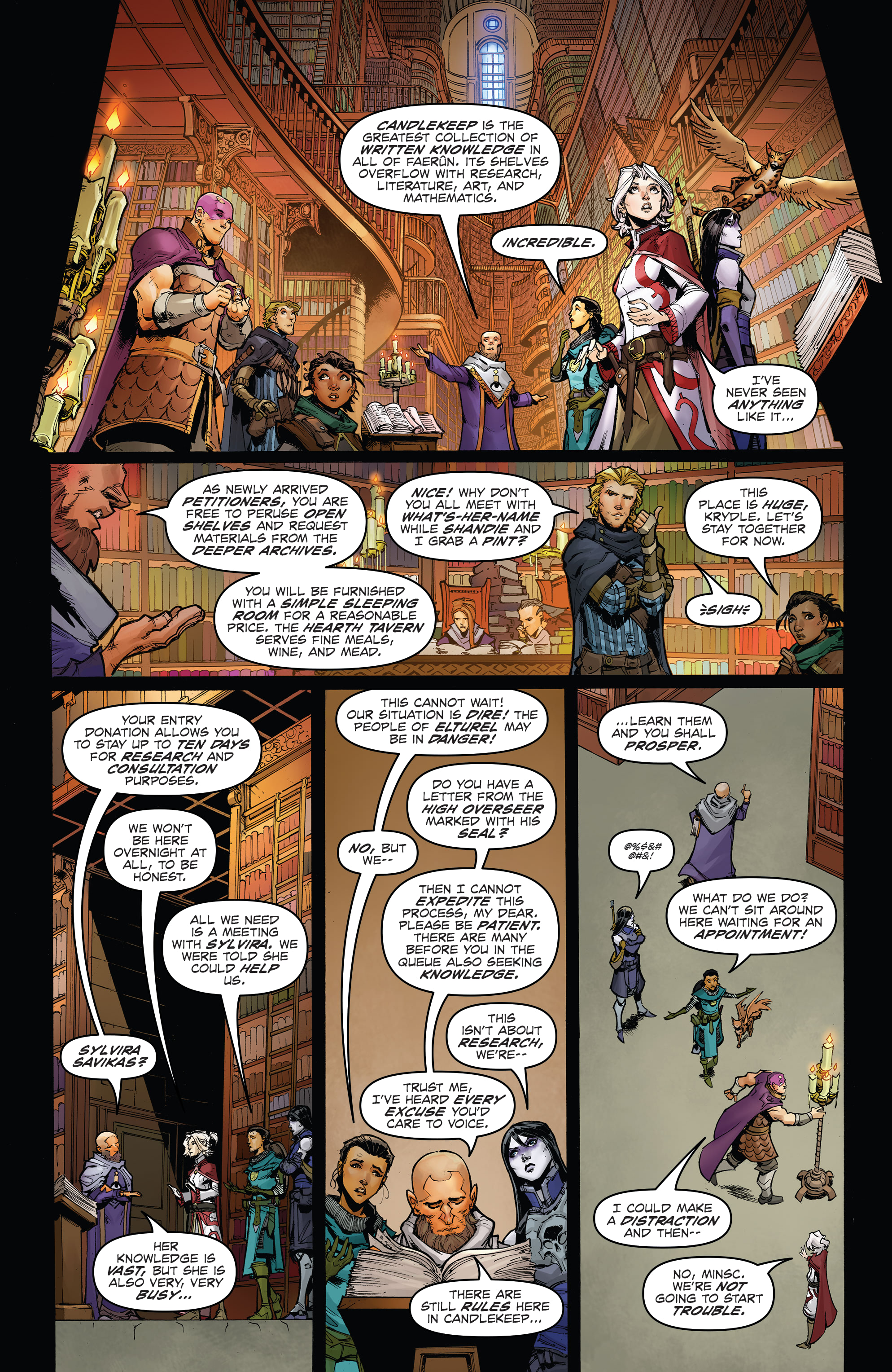 Read online Dungeons & Dragons: Infernal Tides comic -  Issue #2 - 7