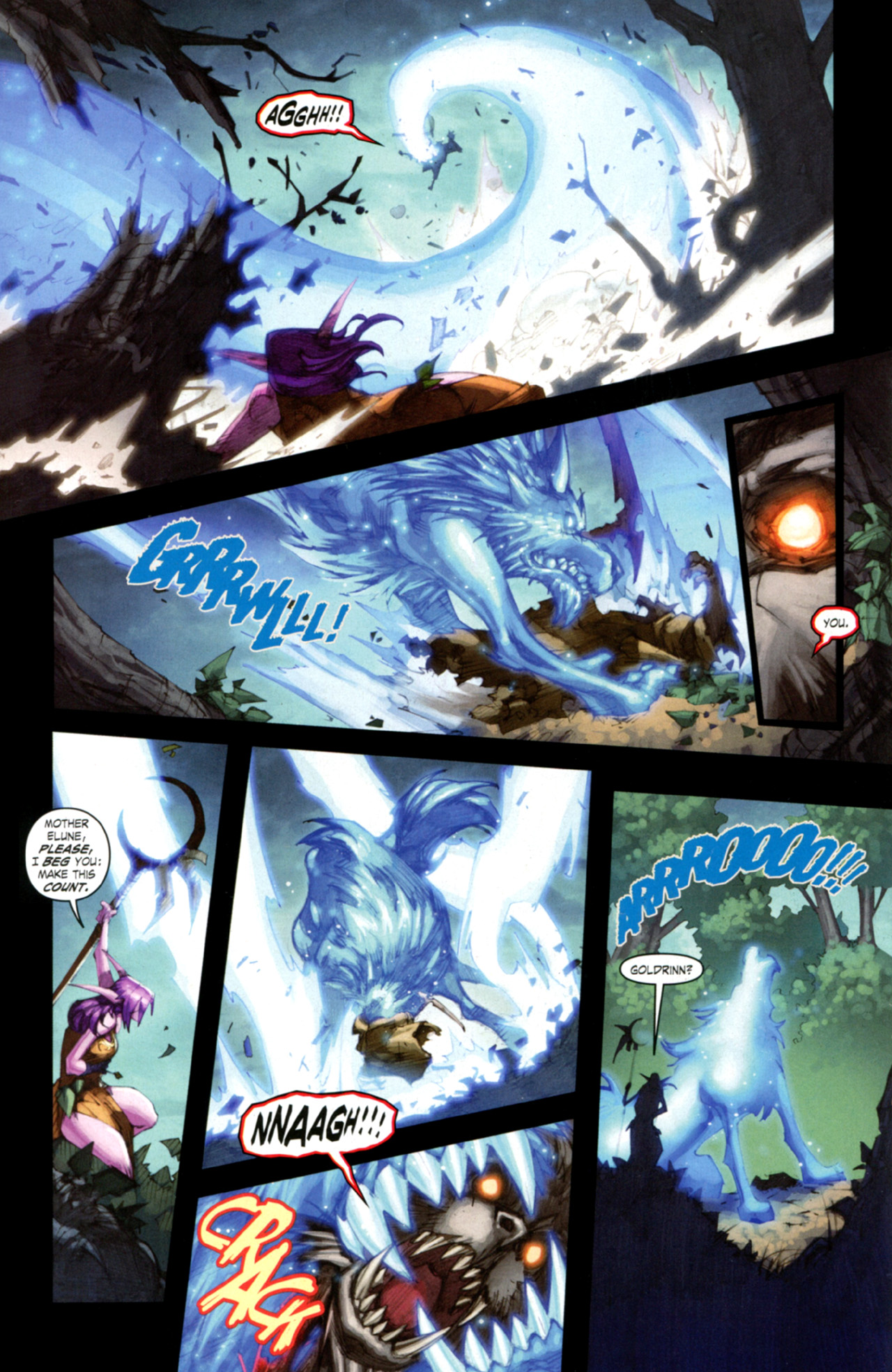 Read online World of Warcraft: Curse of the Worgen comic -  Issue #5 - 24