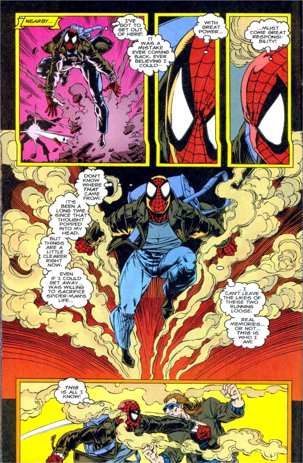 Read online Spider-Man (1990) comic -  Issue #51 - A Heart Beat Away - 16