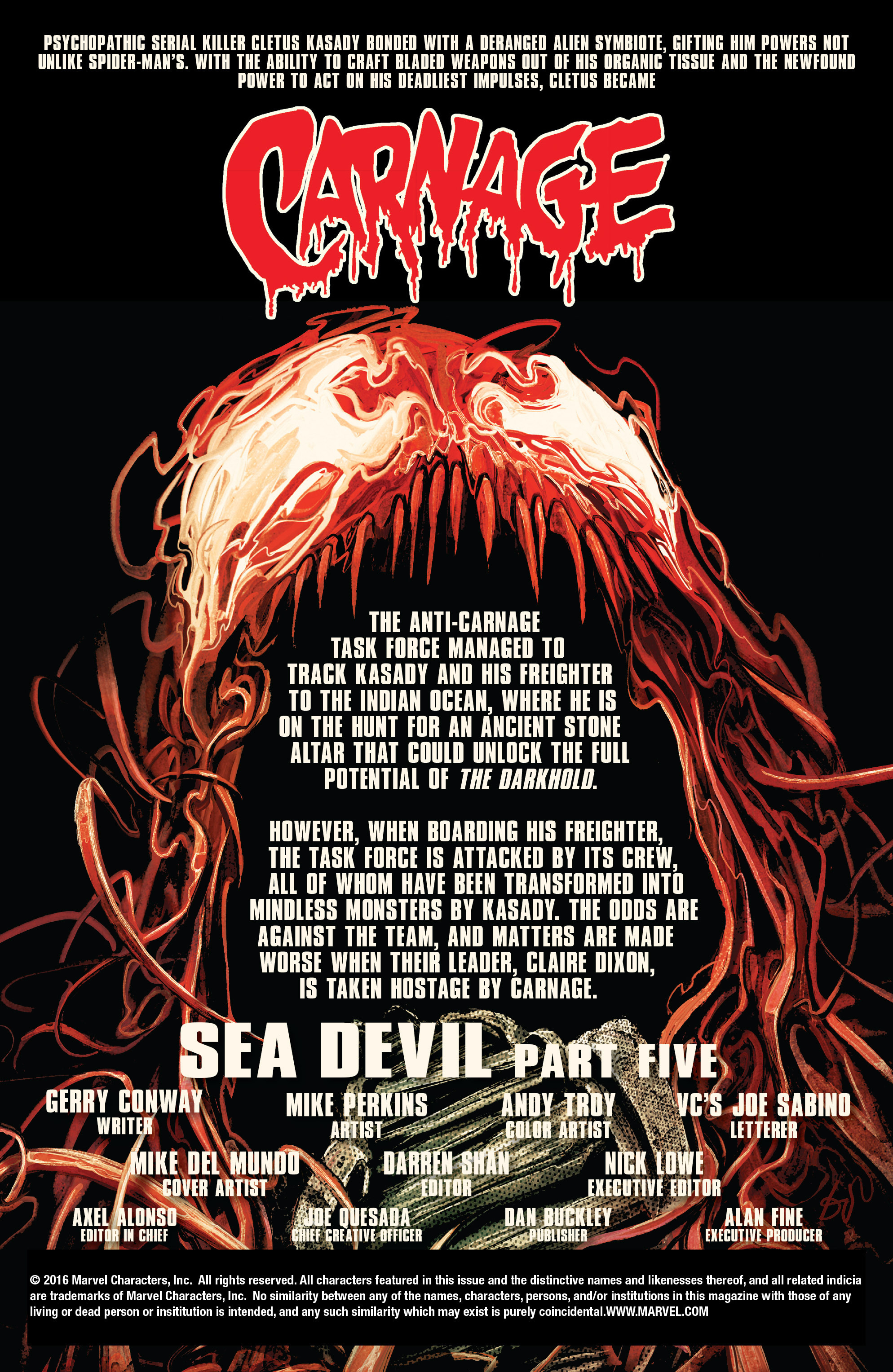 Read online Carnage (2016) comic -  Issue #10 - 2
