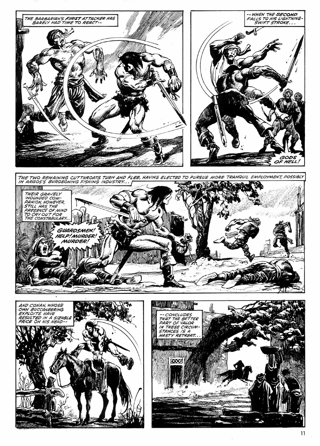 Read online The Savage Sword Of Conan comic -  Issue #82 - 10