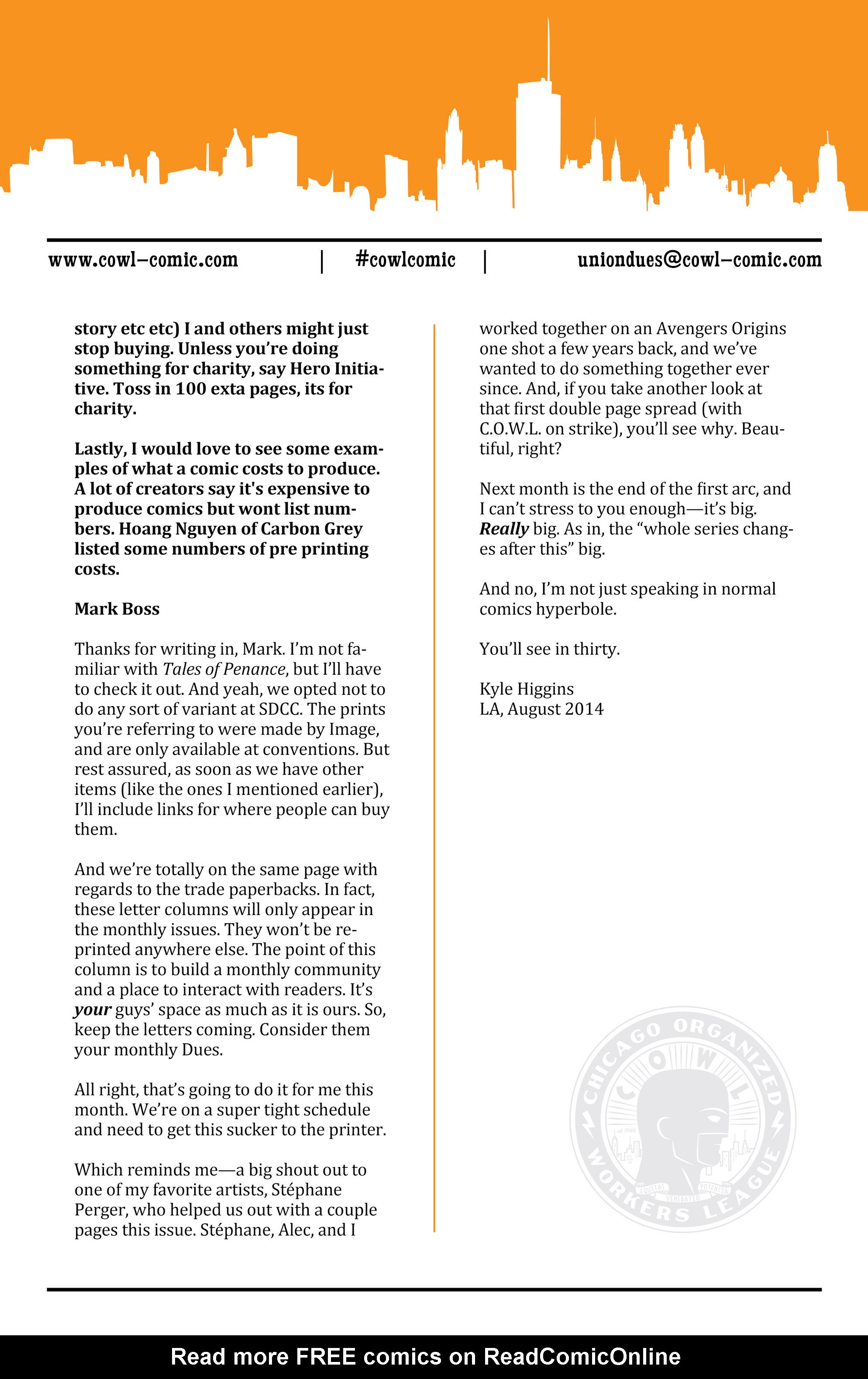 Read online C.O.W.L. comic -  Issue #4 - 26