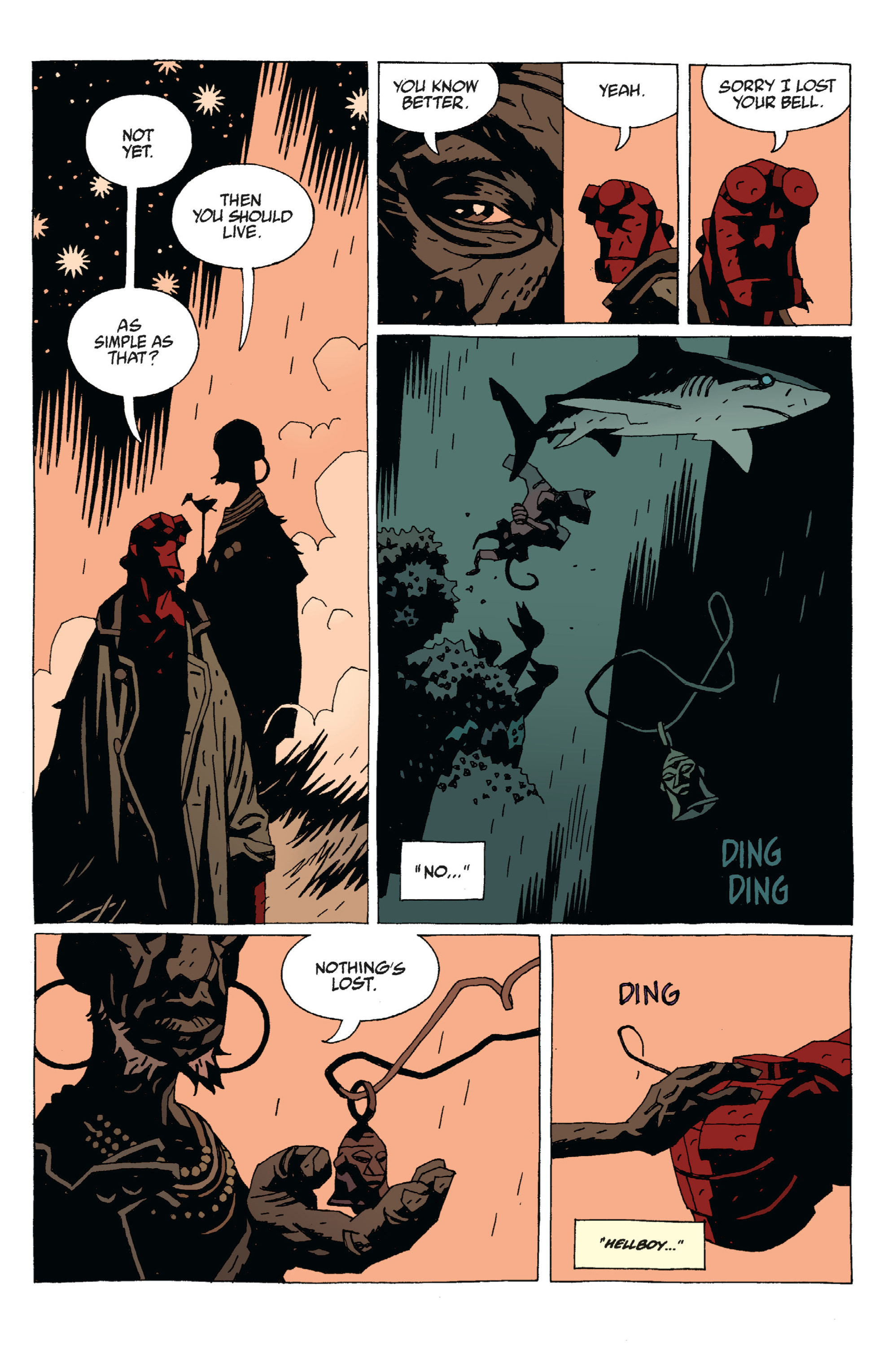 Read online Hellboy comic -  Issue #6 - 97