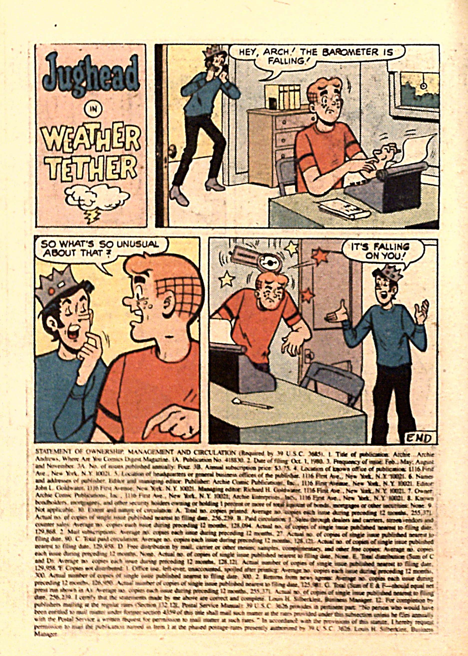 Read online Archie...Archie Andrews, Where Are You? Digest Magazine comic -  Issue #18 - 62