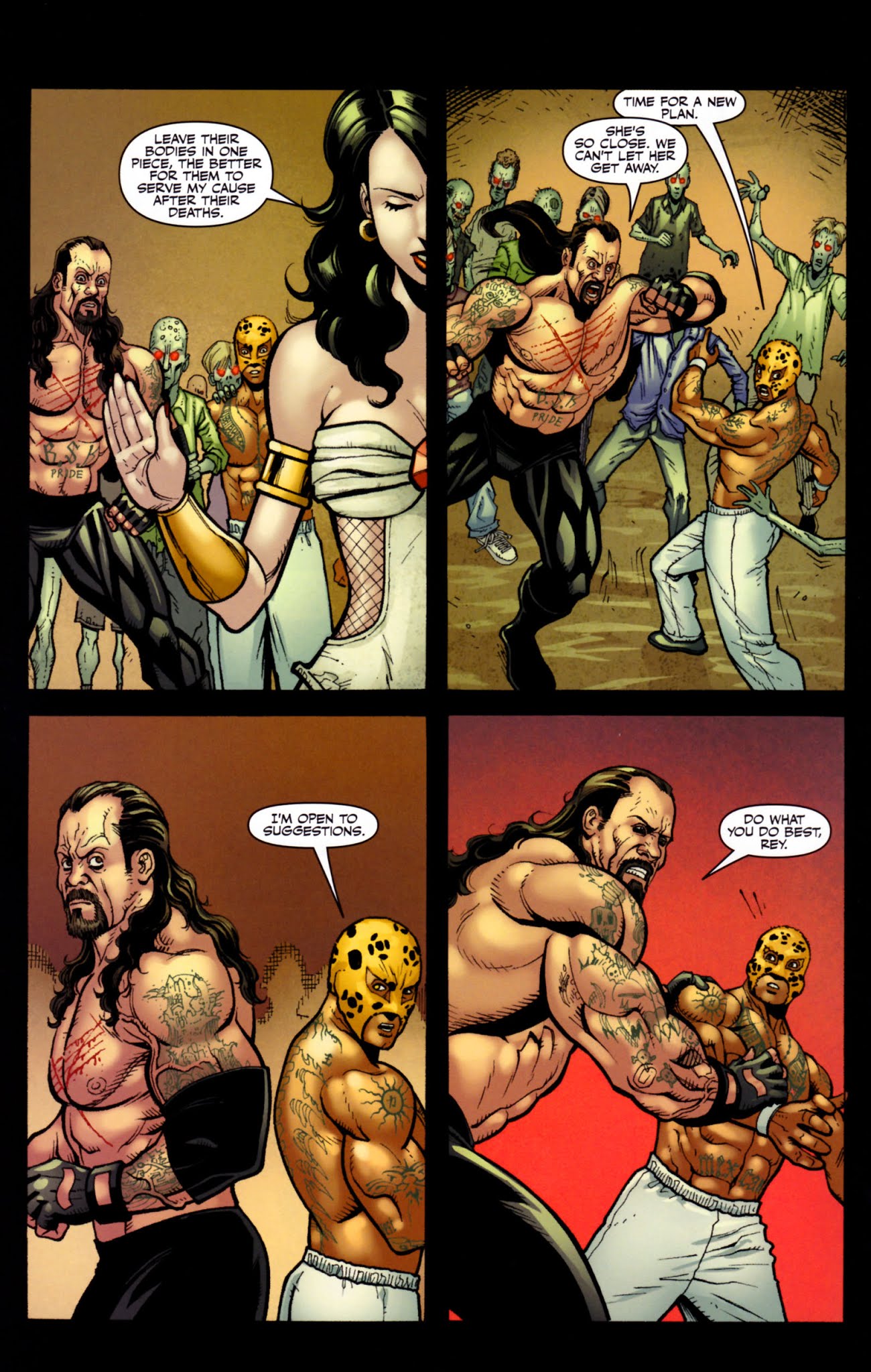 Read online WWE Heroes comic -  Issue #8 - 16
